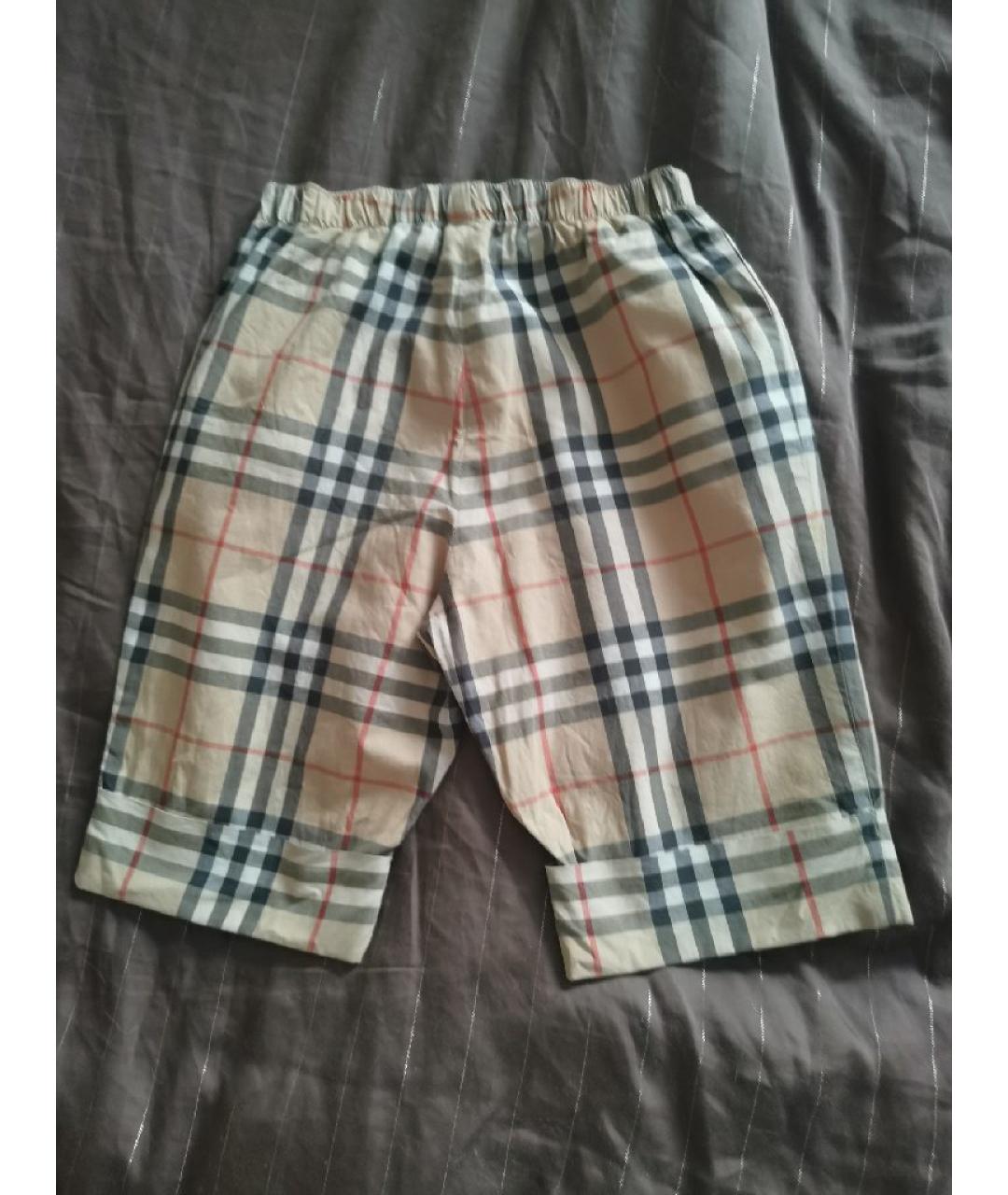 BURBERRY Хлопковые брюки и шорты, фото 5