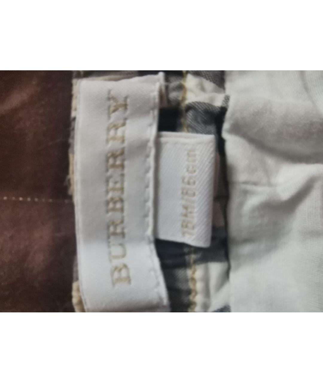 BURBERRY Хлопковые брюки и шорты, фото 3