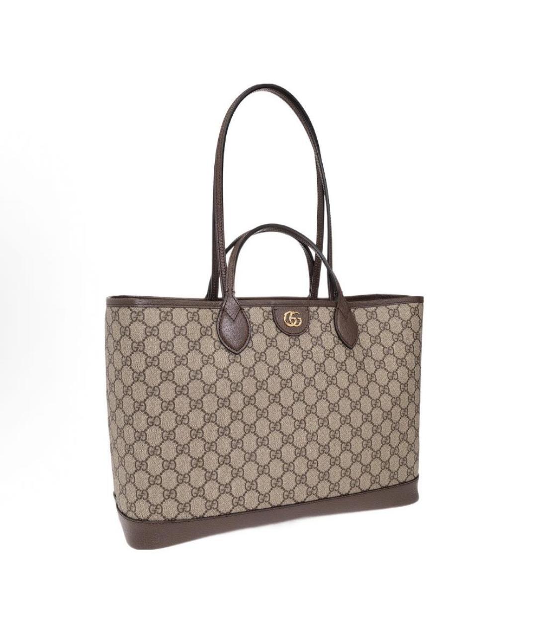 GUCCI Коричневая сумка тоут, фото 2