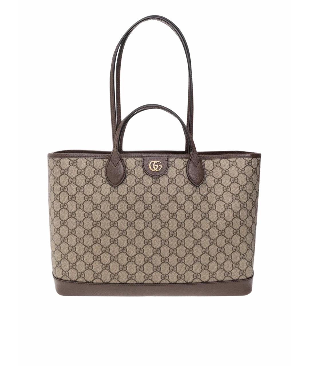 GUCCI Коричневая сумка тоут, фото 1