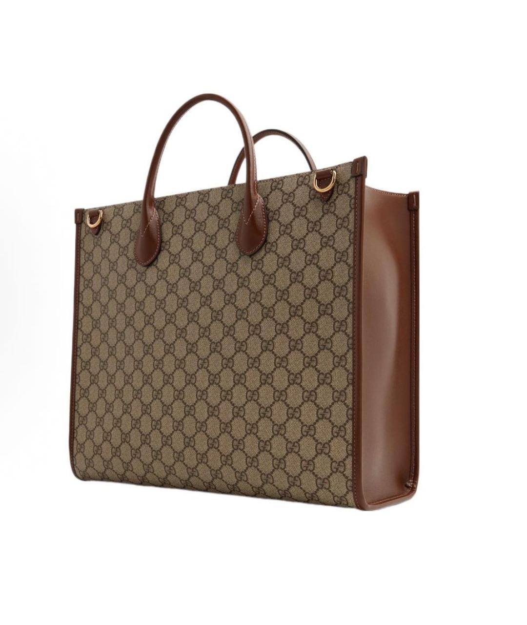 GUCCI Коричневая сумка тоут, фото 2