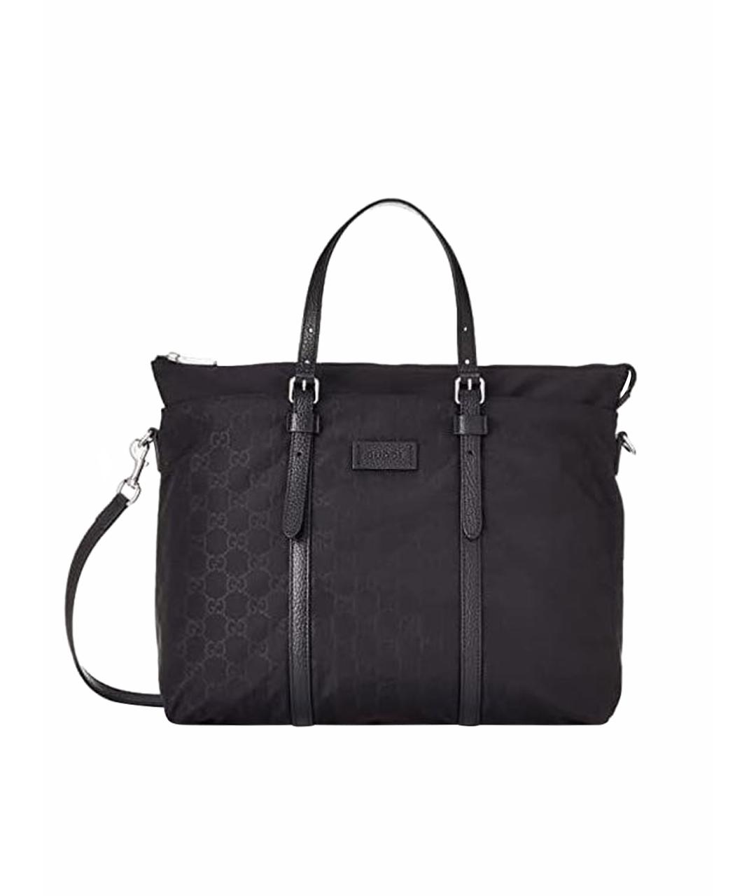 GUCCI Черная сумка тоут, фото 1