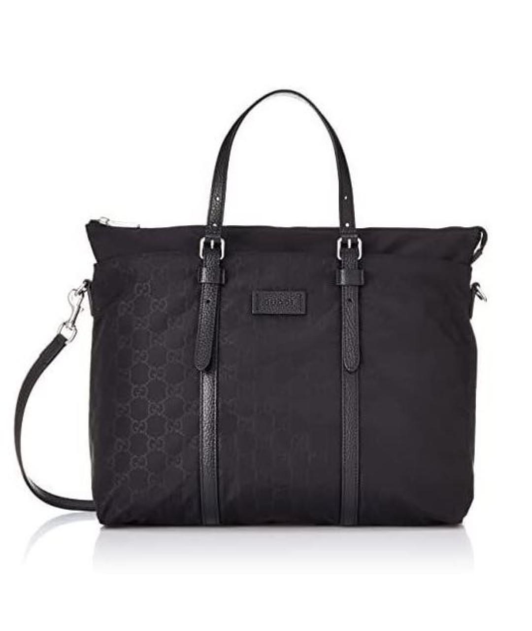 GUCCI Черная сумка тоут, фото 5