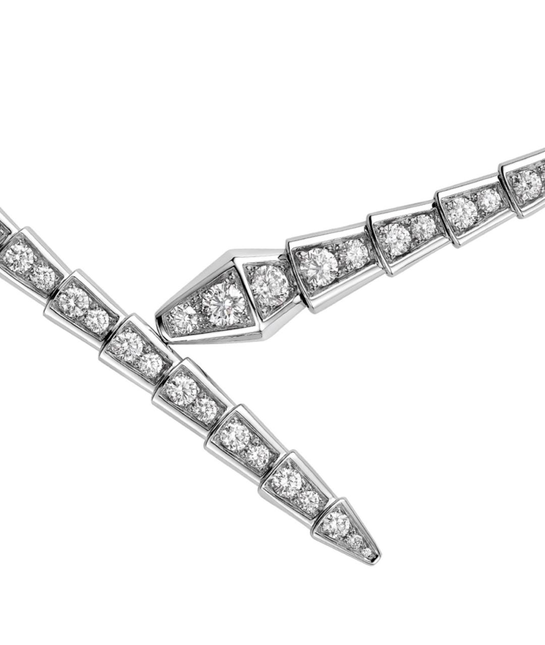 BVLGARI Белое колье из белого золота, фото 6