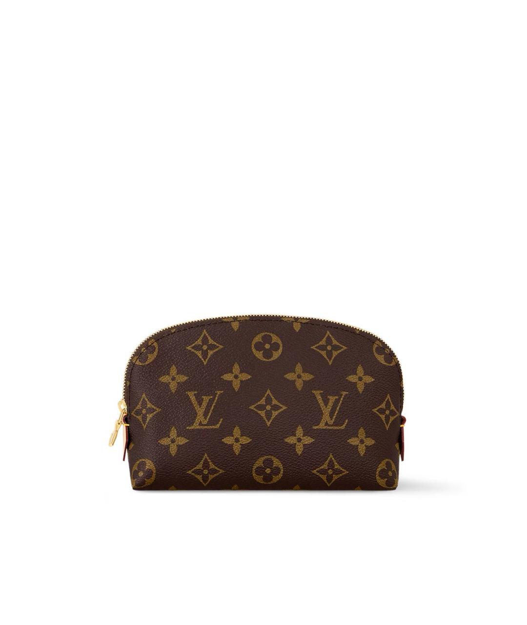 LOUIS VUITTON Коричневая косметичка, фото 4