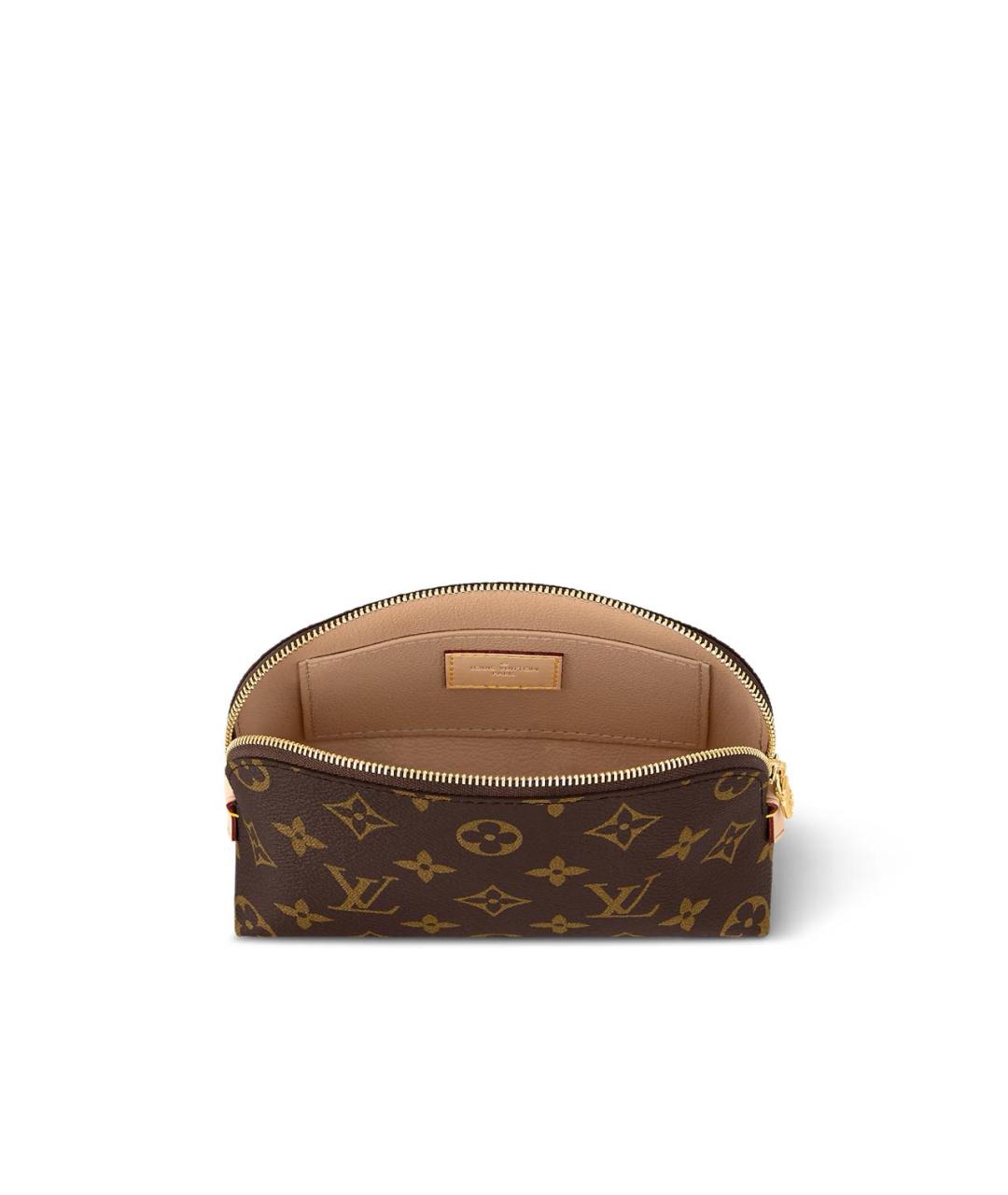 LOUIS VUITTON Коричневая косметичка, фото 3