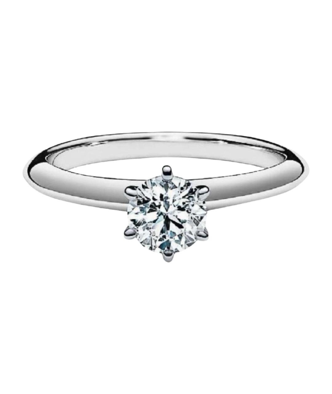 TIFFANY&CO Серебряное платиновое кольцо, фото 1