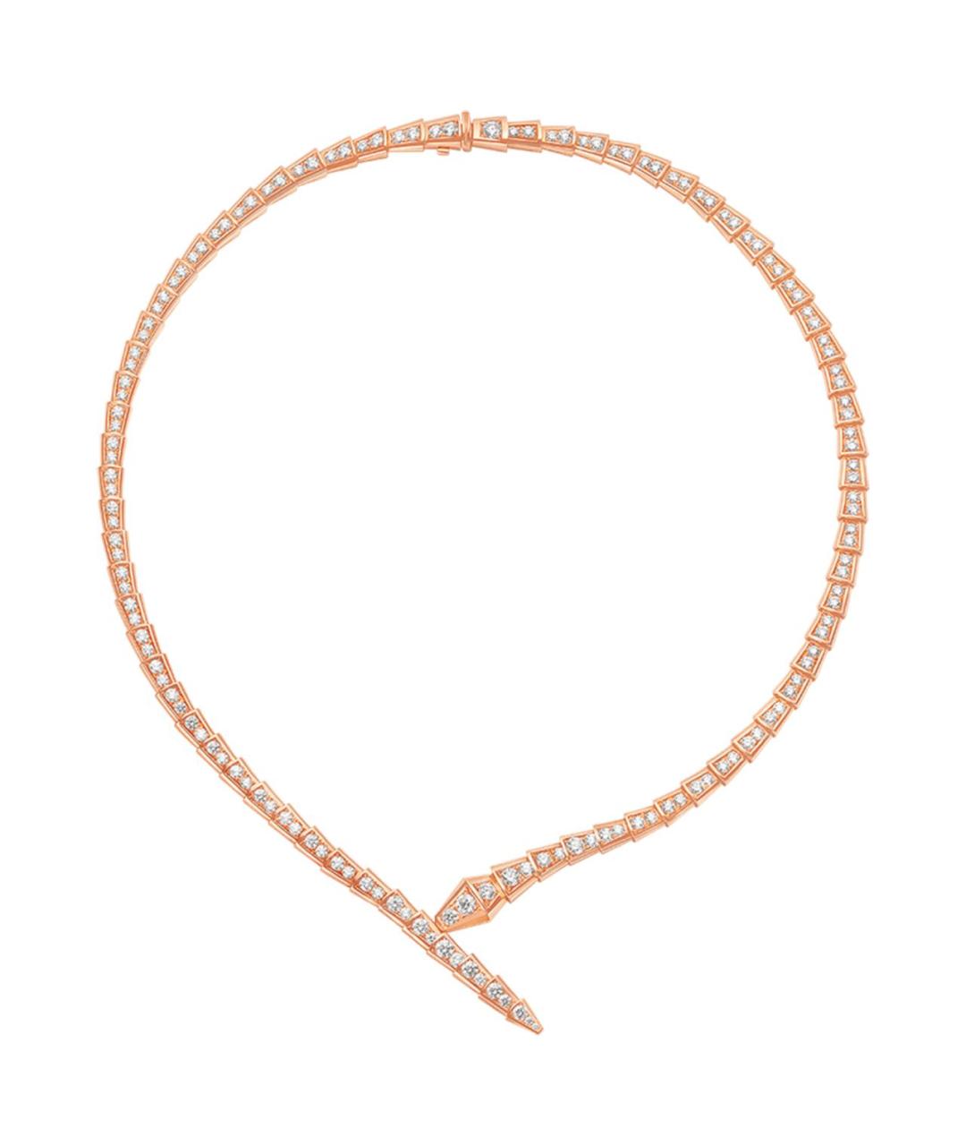 BVLGARI Золотое колье из розового золота, фото 8