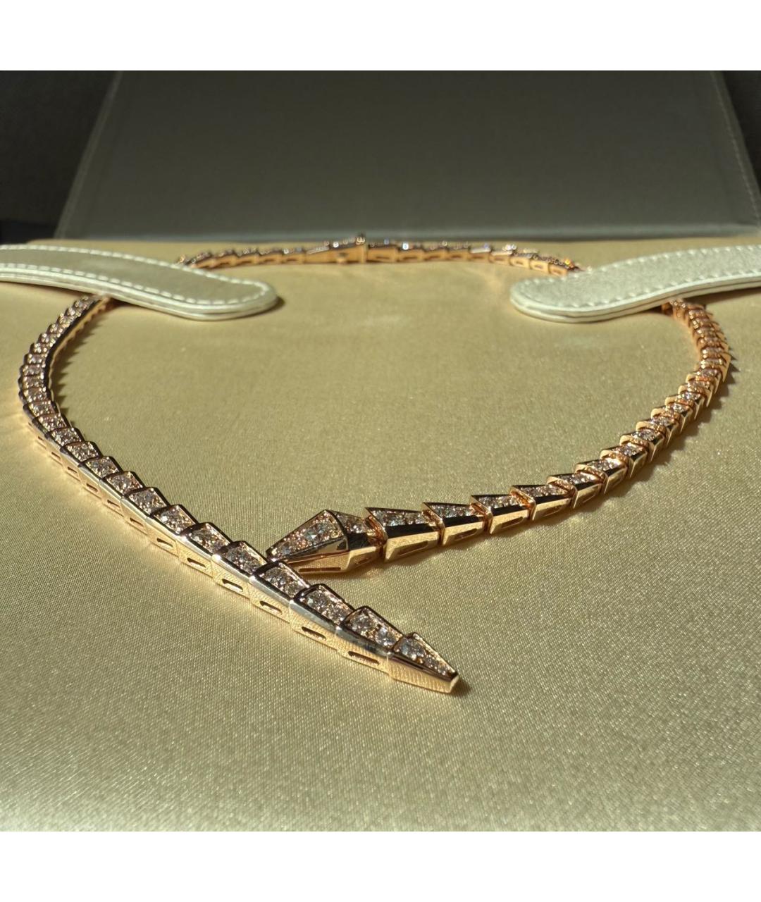 BVLGARI Золотое колье из розового золота, фото 2