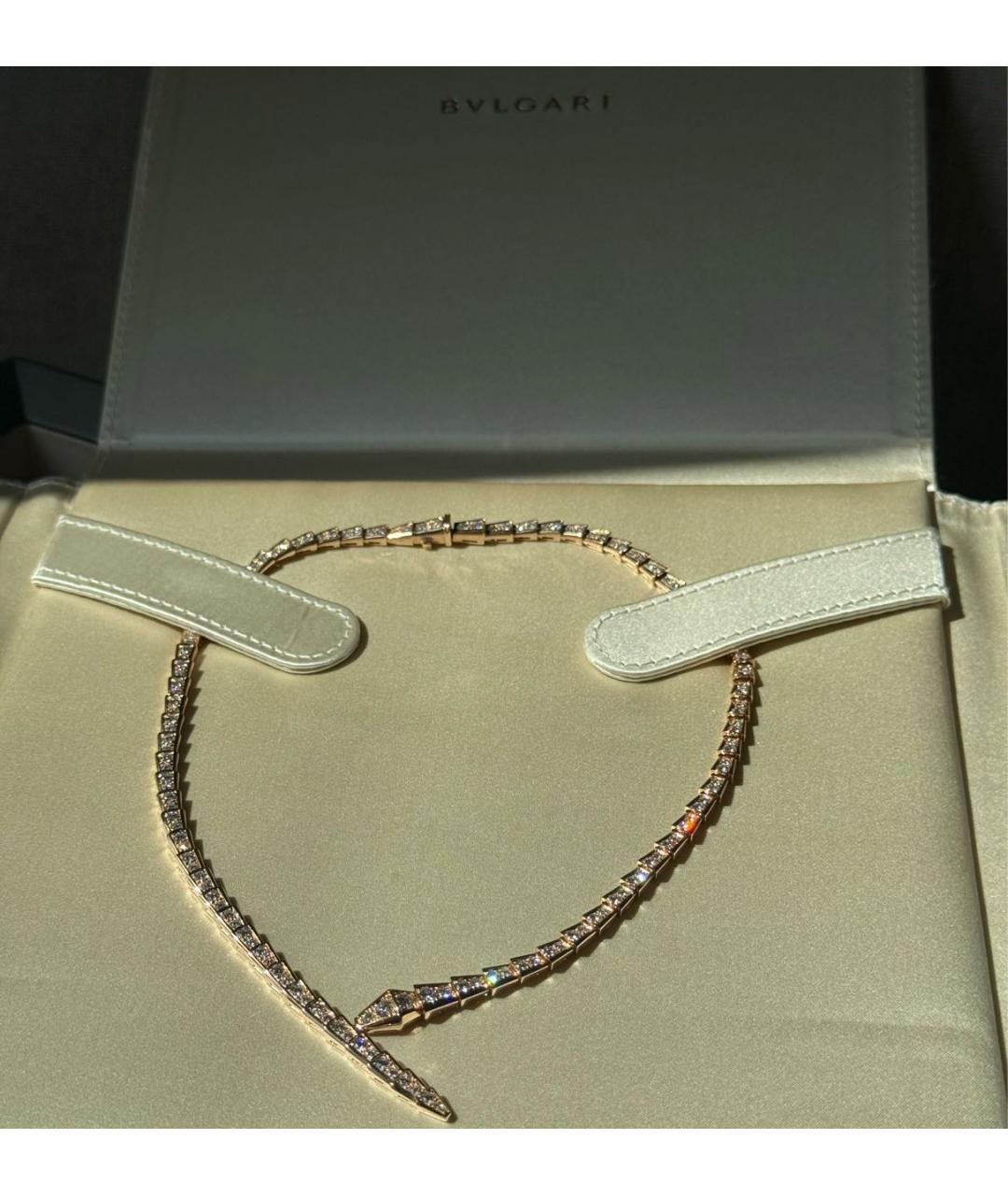 BVLGARI Золотое колье из розового золота, фото 6