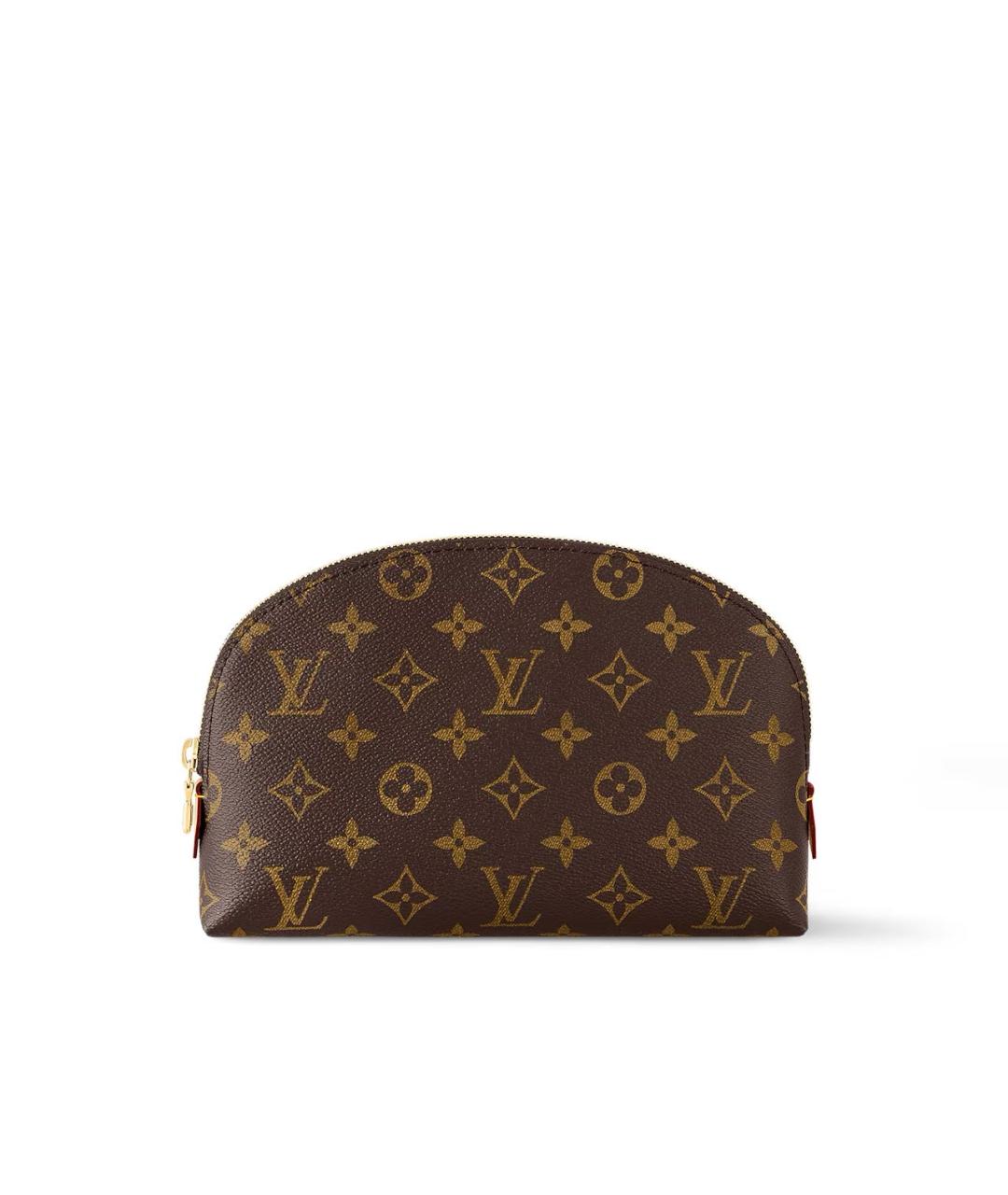 LOUIS VUITTON Коричневая косметичка, фото 5