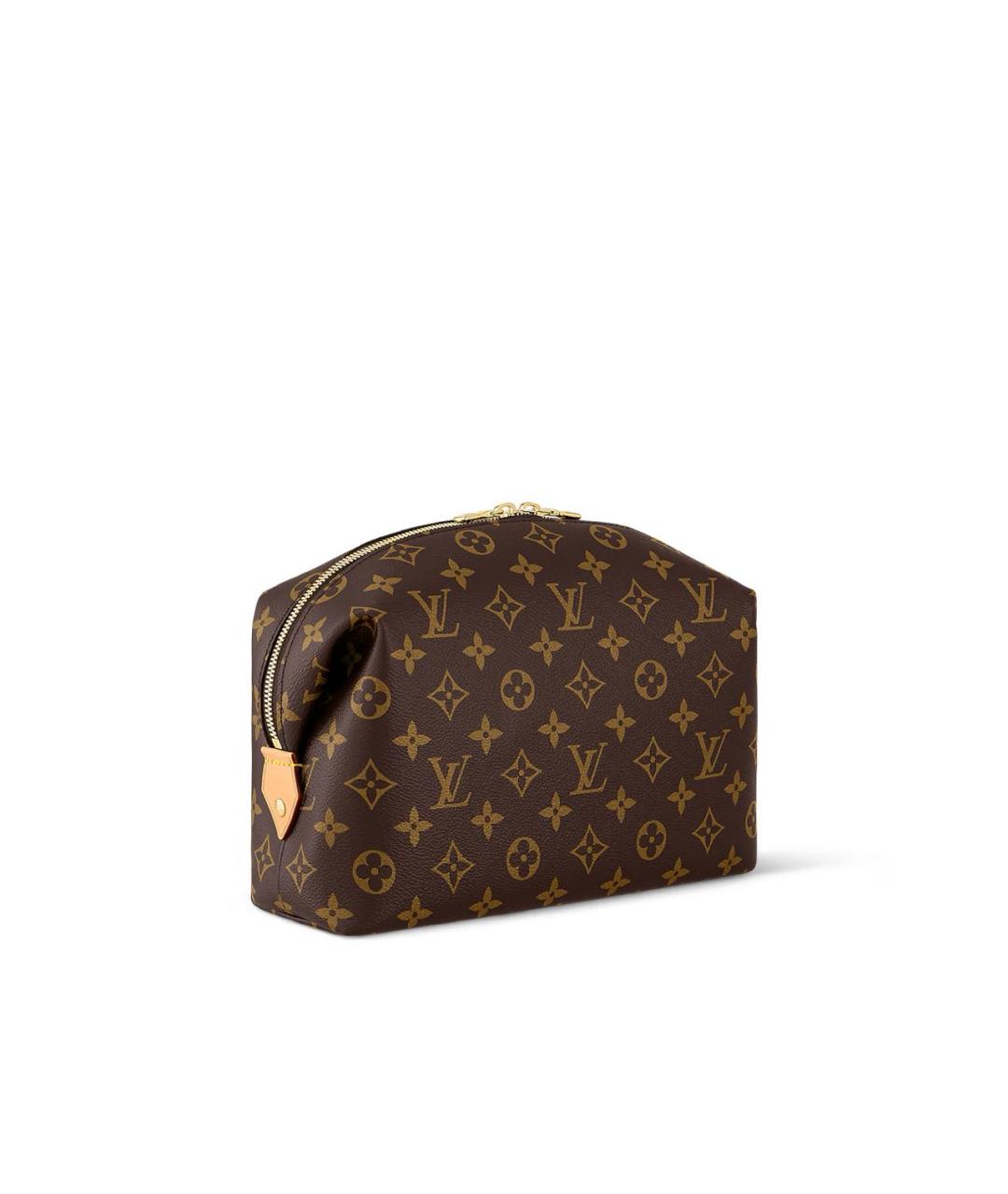 LOUIS VUITTON Коричневая косметичка, фото 2