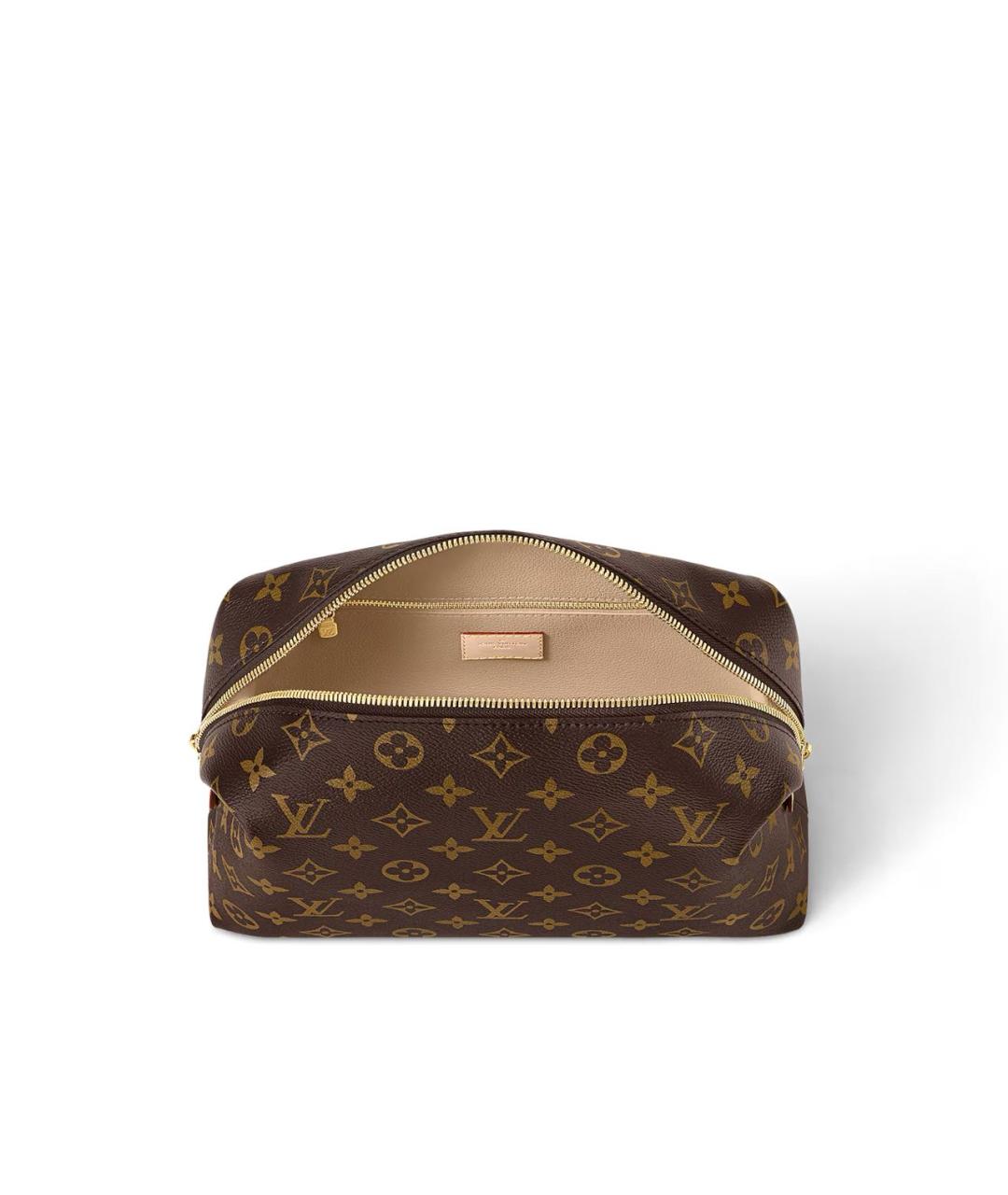 LOUIS VUITTON Коричневая косметичка, фото 3