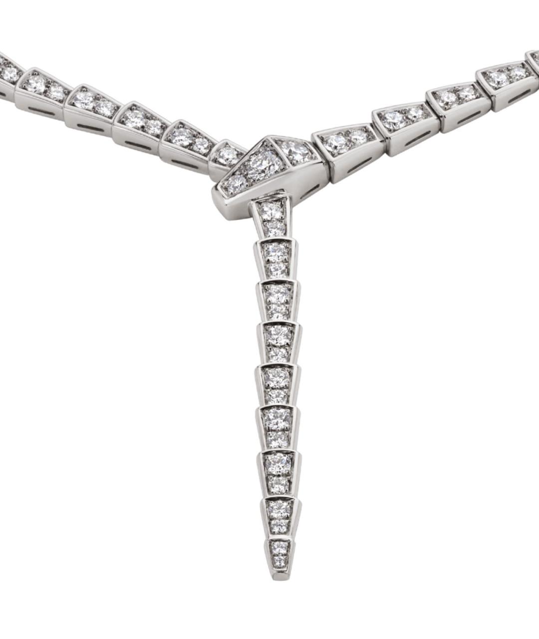 BVLGARI Белое колье из белого золота, фото 7