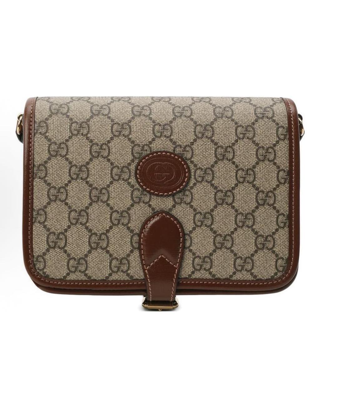 GUCCI Коричневая сумка на плечо, фото 1