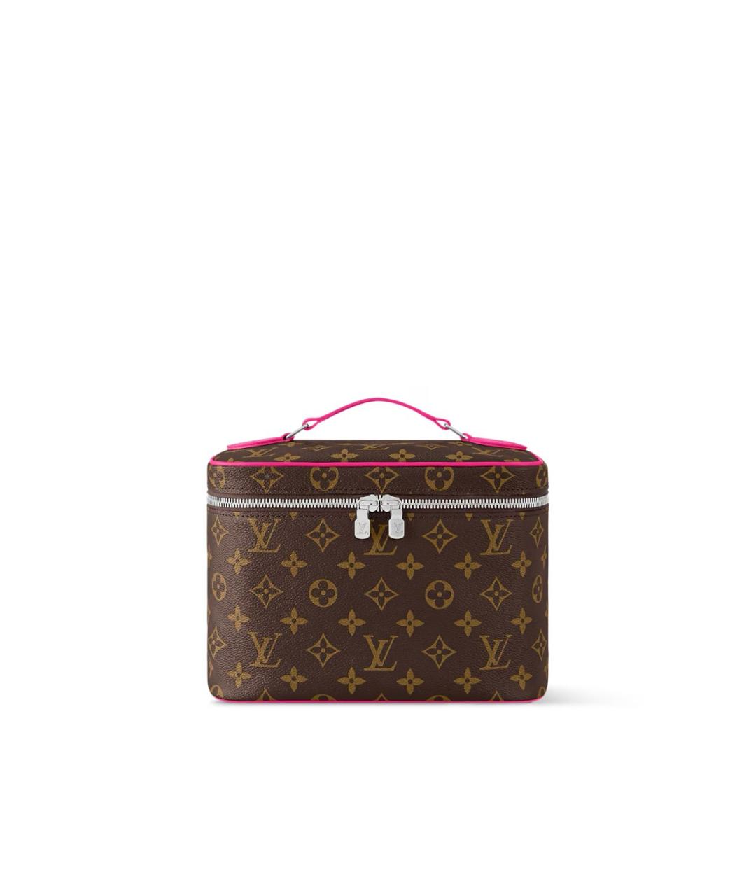 LOUIS VUITTON Коричневая косметичка, фото 5
