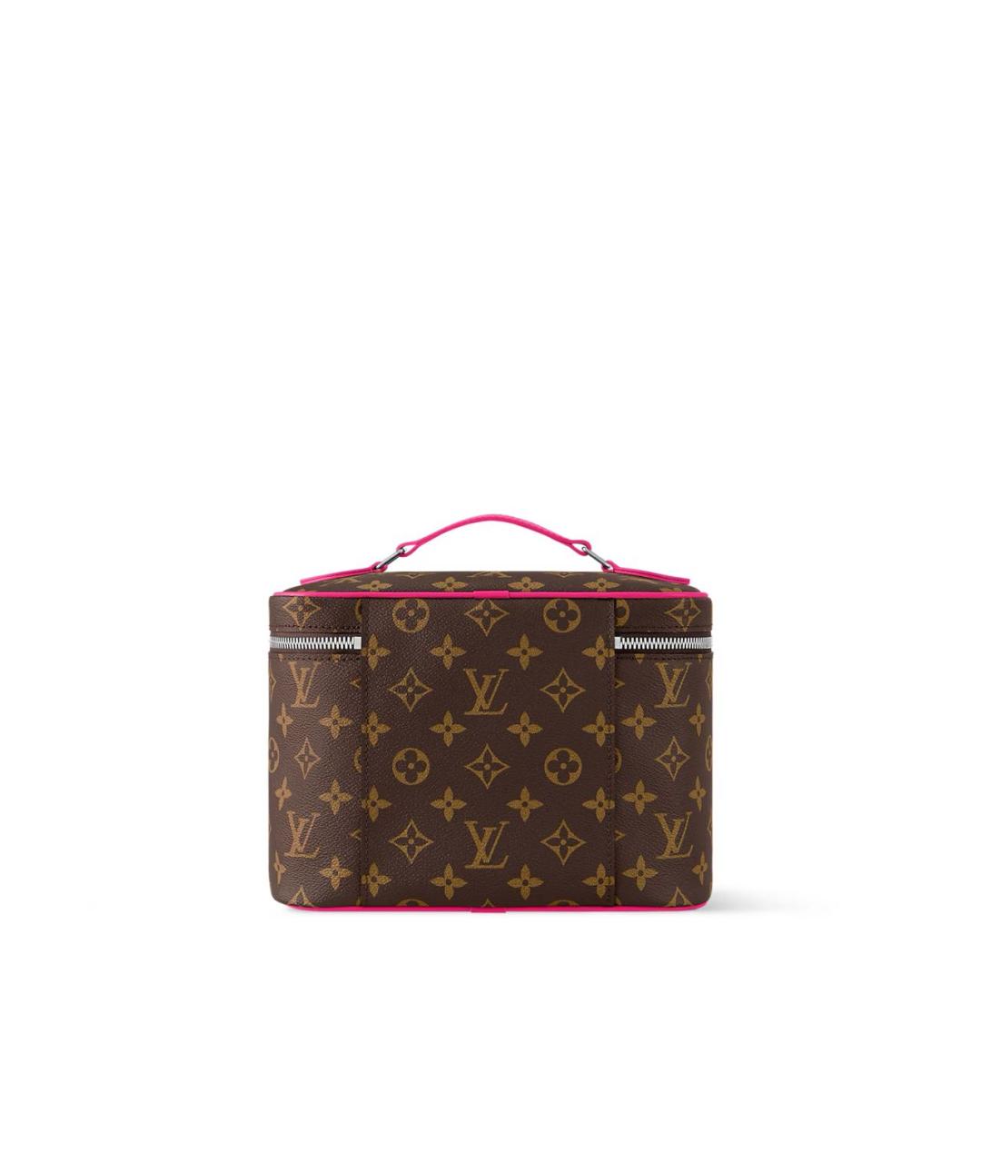 LOUIS VUITTON Коричневая косметичка, фото 4