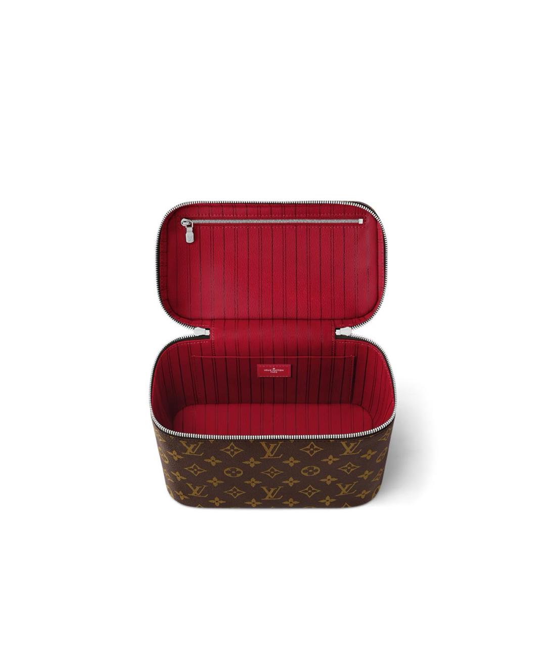 LOUIS VUITTON Коричневая косметичка, фото 2