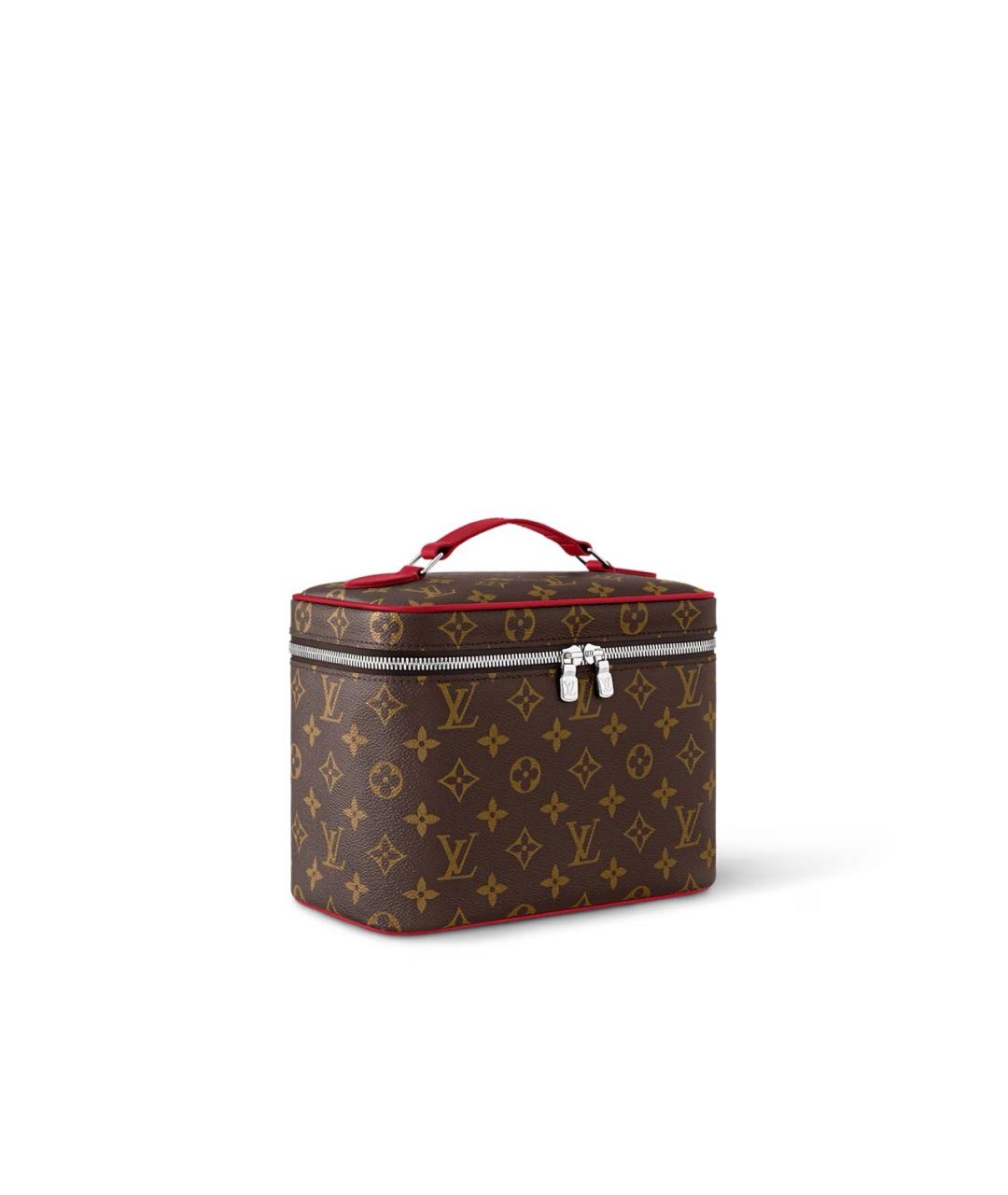 LOUIS VUITTON Коричневая косметичка, фото 4