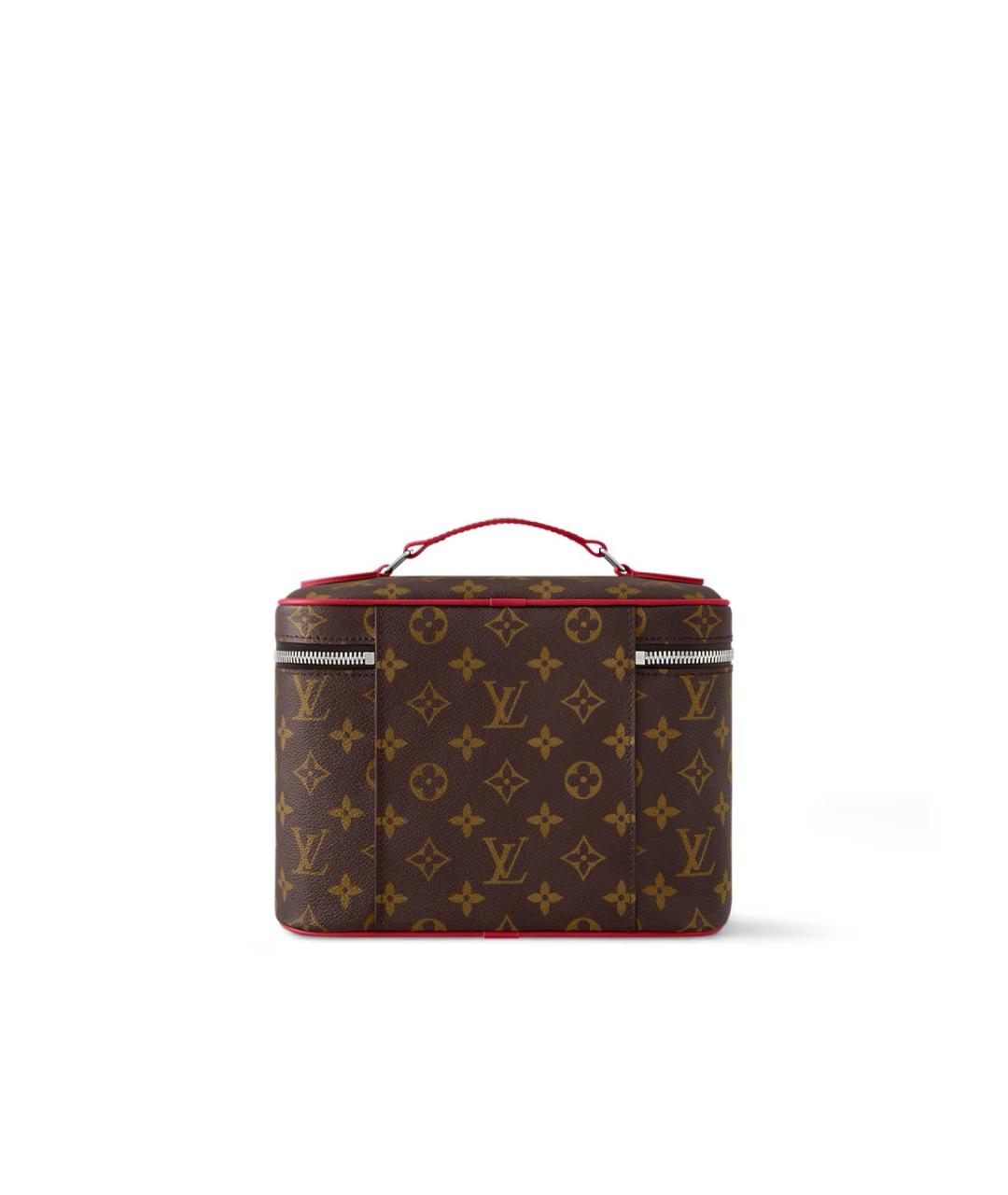 LOUIS VUITTON Коричневая косметичка, фото 3