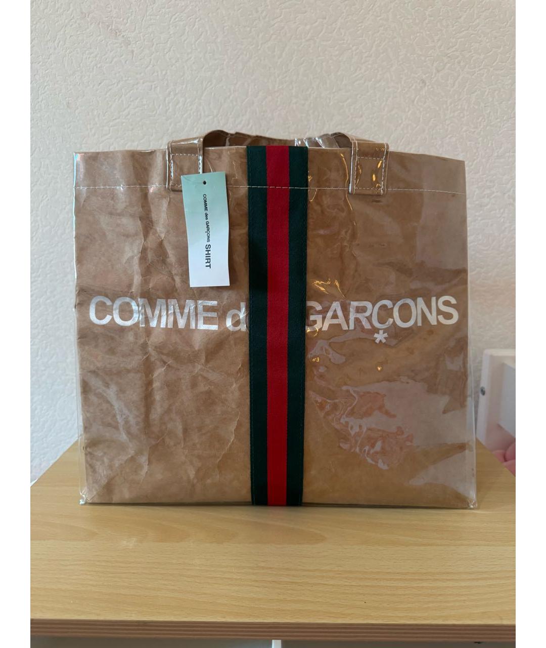 GUCCI Бежевая сумка тоут, фото 3