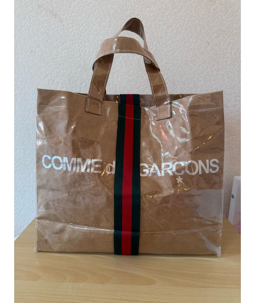 GUCCI Бежевая сумка тоут, фото 8