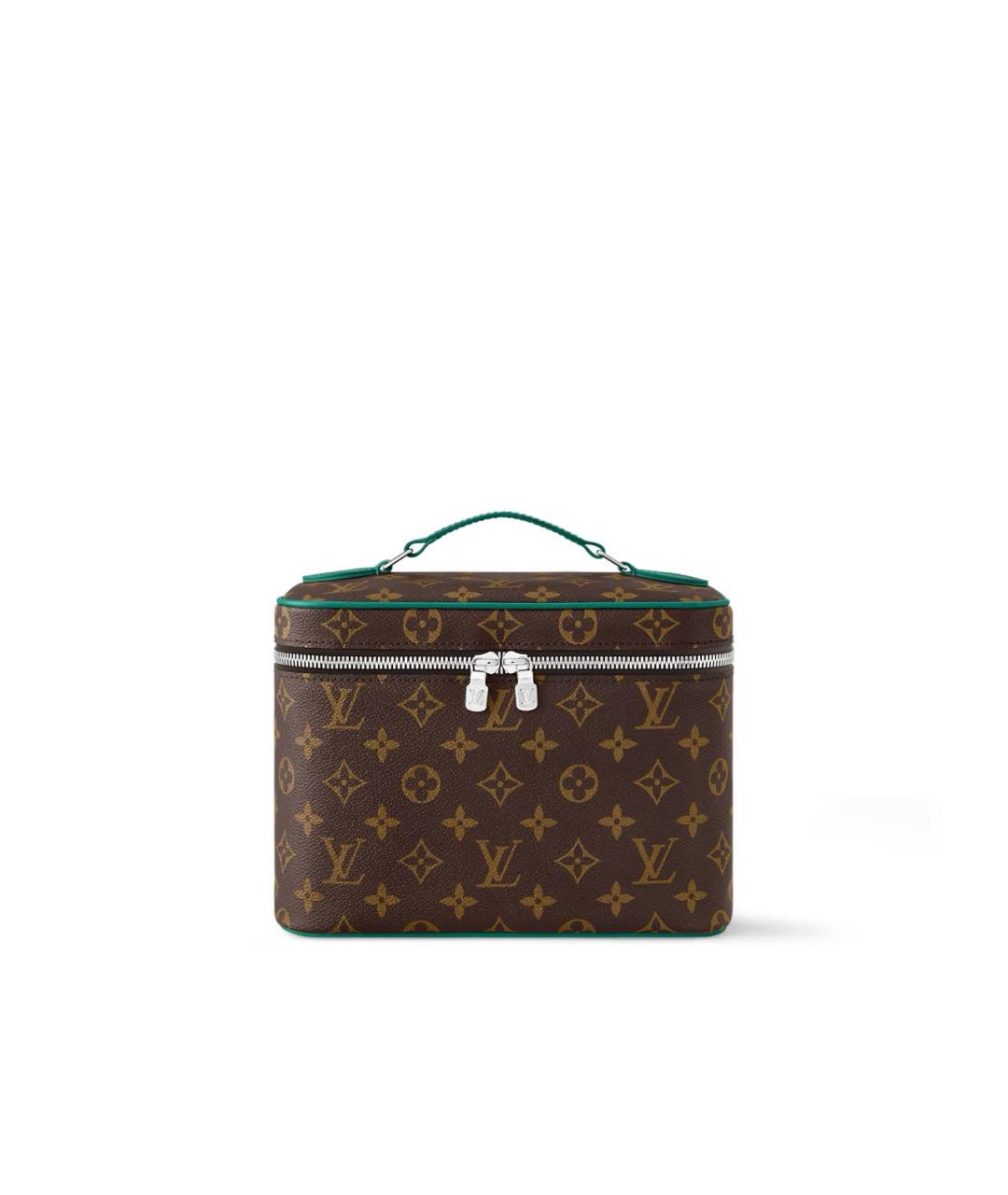 LOUIS VUITTON Коричневая косметичка, фото 5