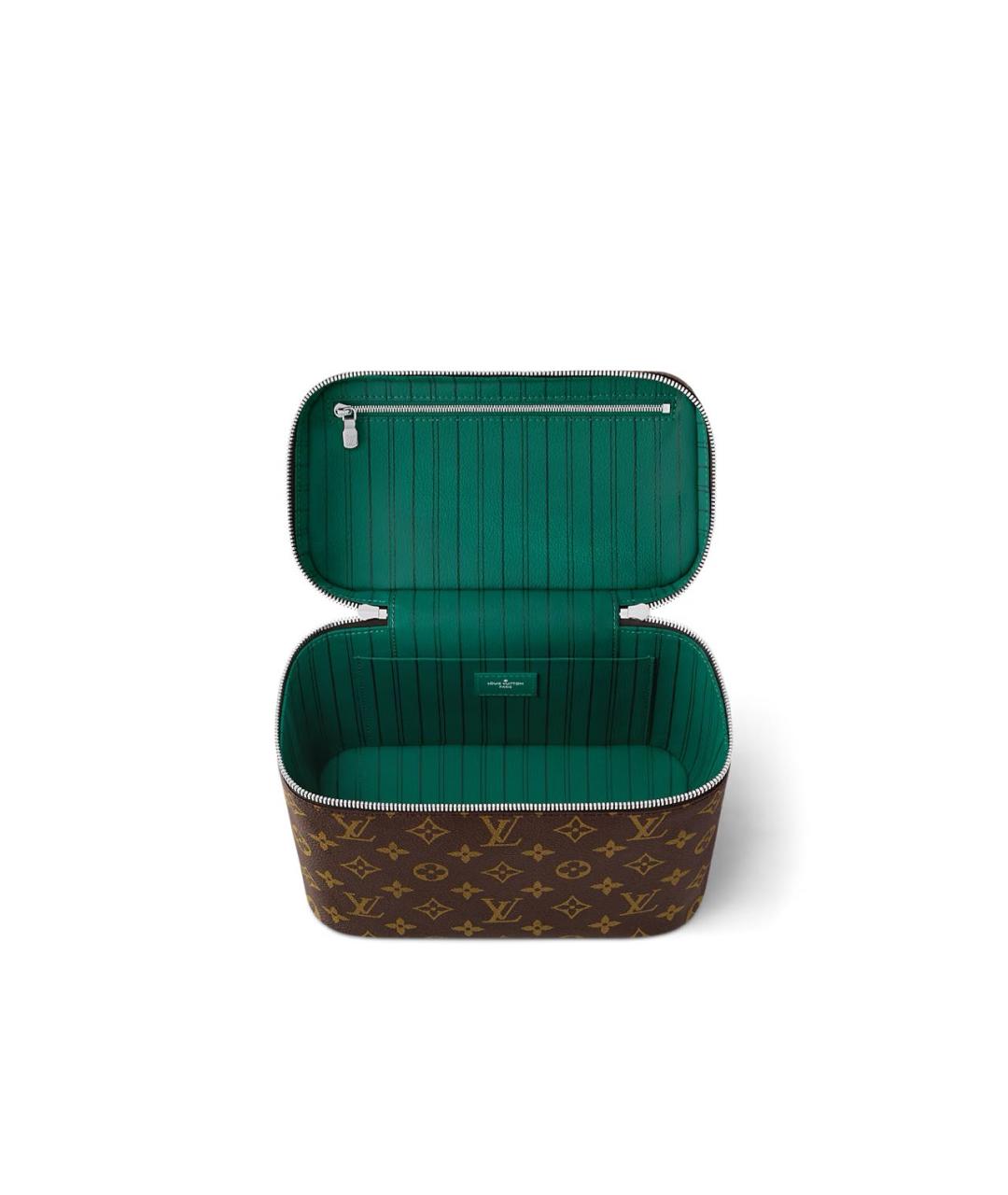 LOUIS VUITTON Коричневая косметичка, фото 2