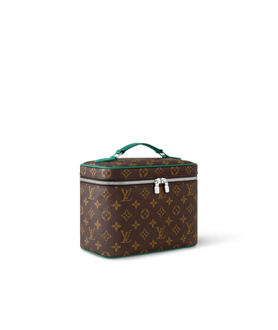 LOUIS VUITTON Коричневая косметичка, фото 4