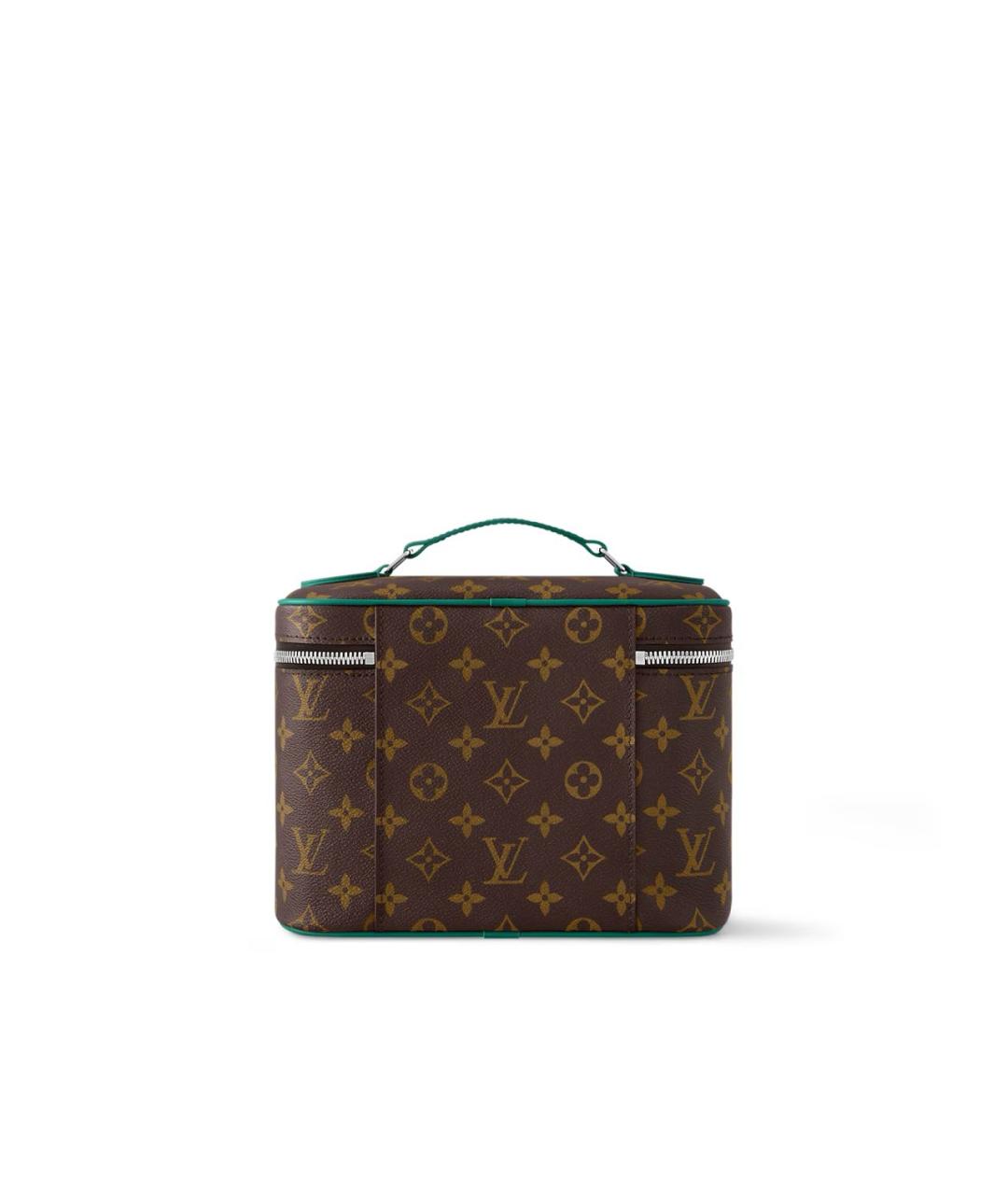 LOUIS VUITTON Коричневая косметичка, фото 3