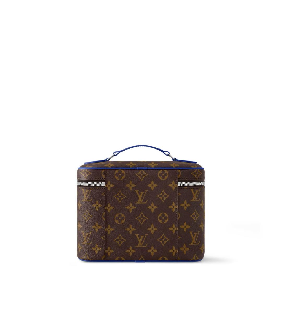 LOUIS VUITTON Коричневая косметичка, фото 4