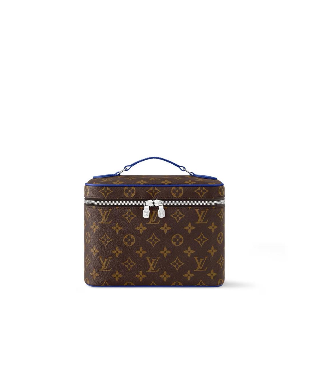 LOUIS VUITTON Коричневая косметичка, фото 5