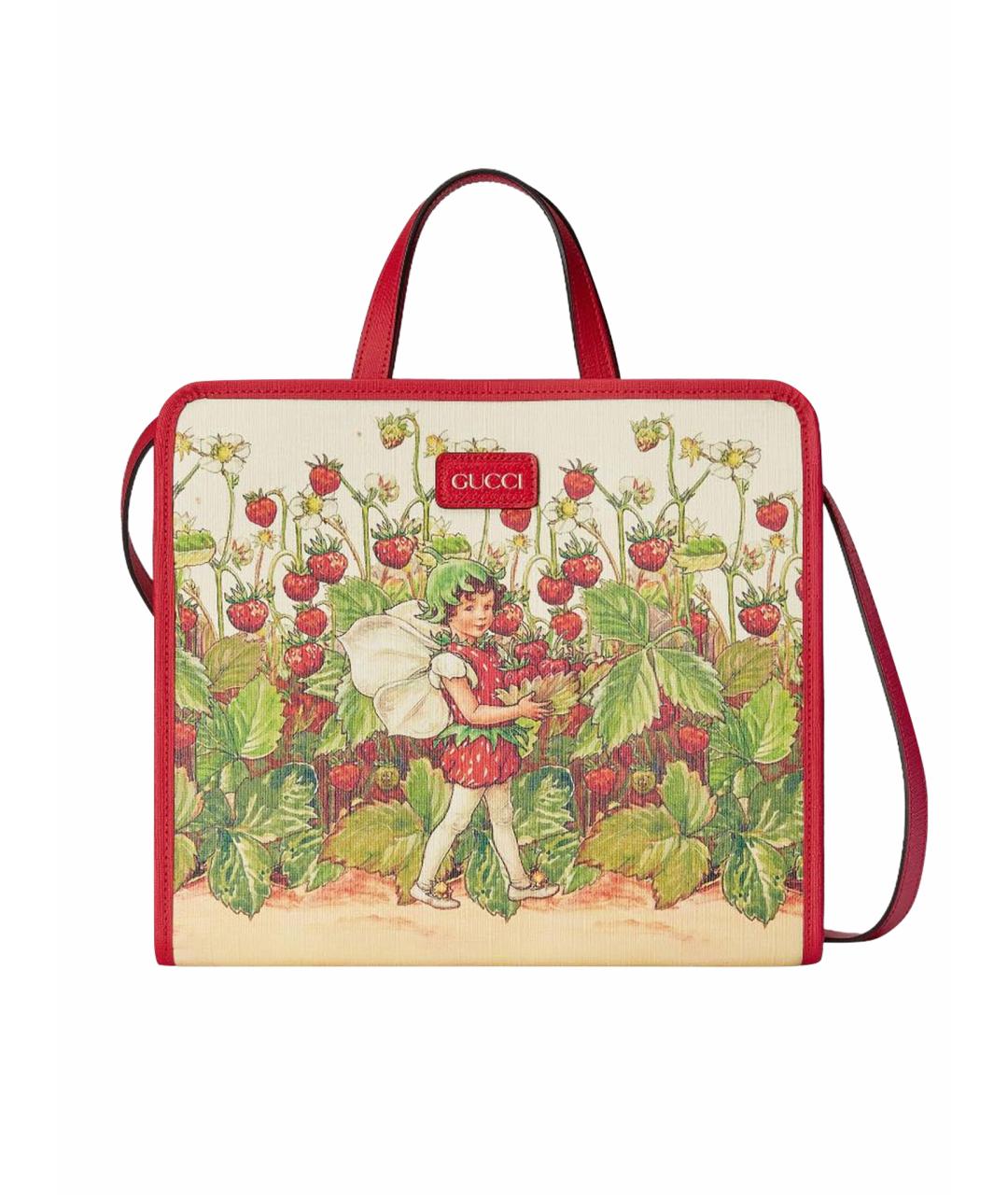GUCCI Красная сумка с короткими ручками, фото 6
