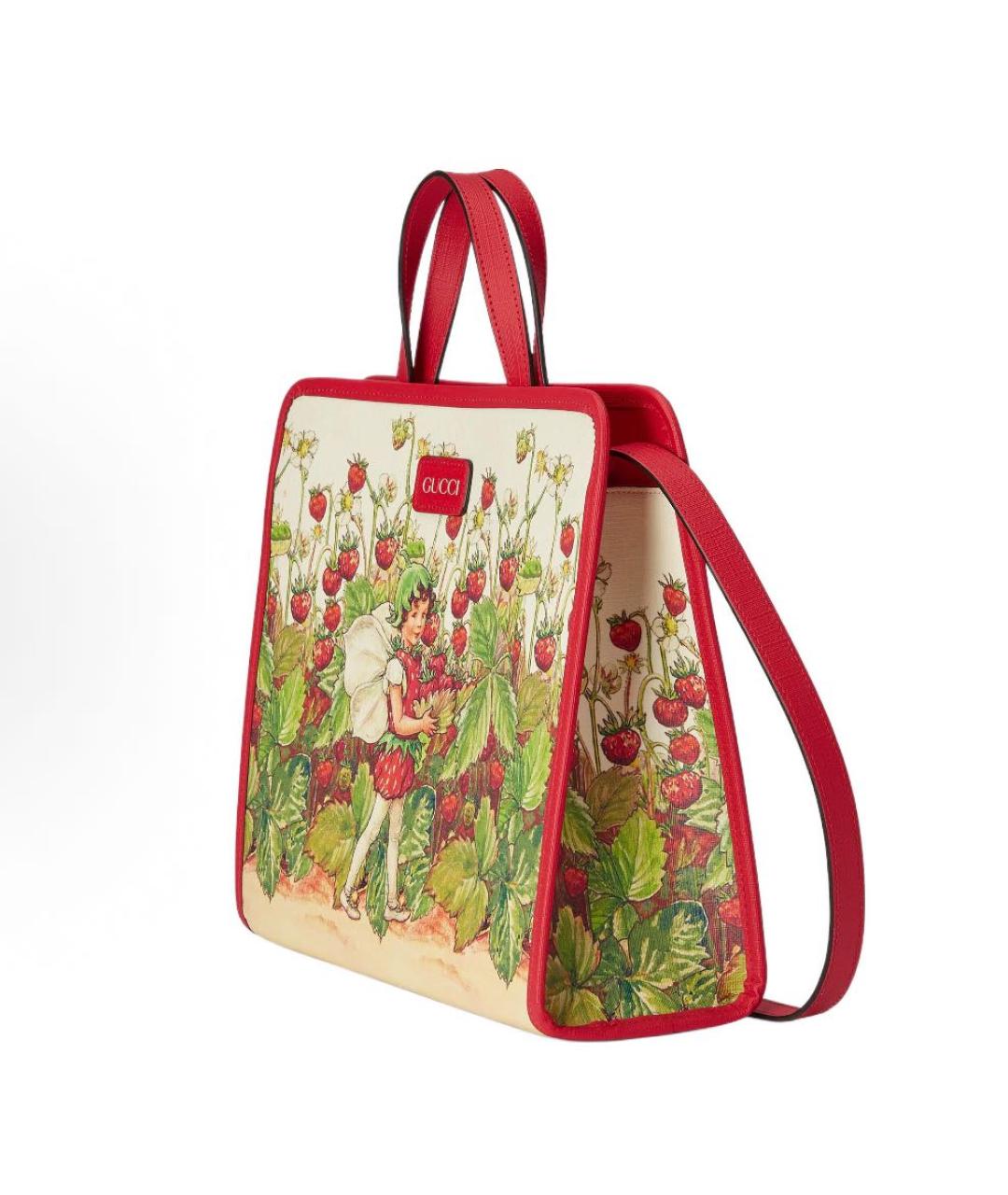 GUCCI Красная сумка с короткими ручками, фото 2