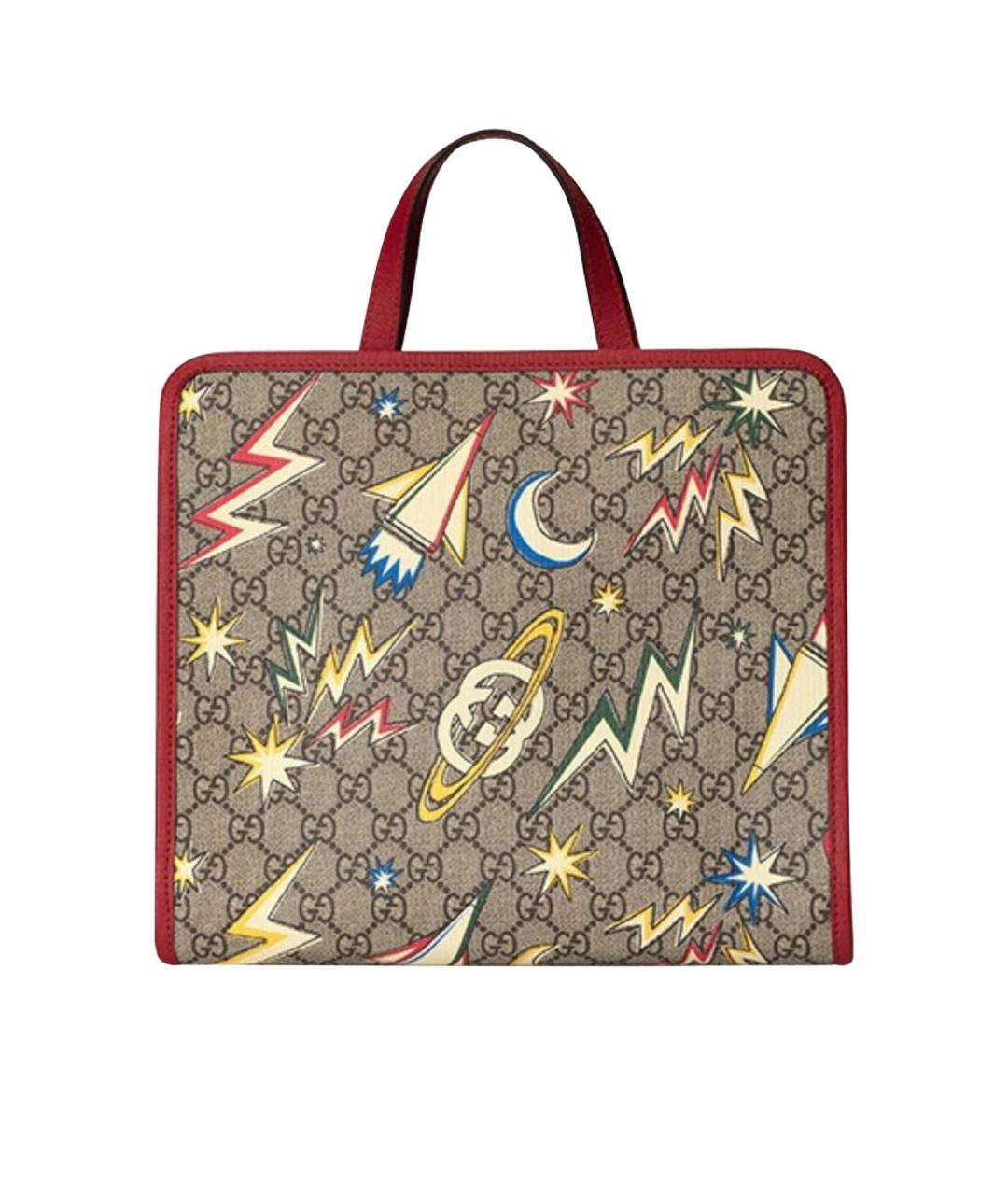 GUCCI Красная сумка с короткими ручками, фото 1