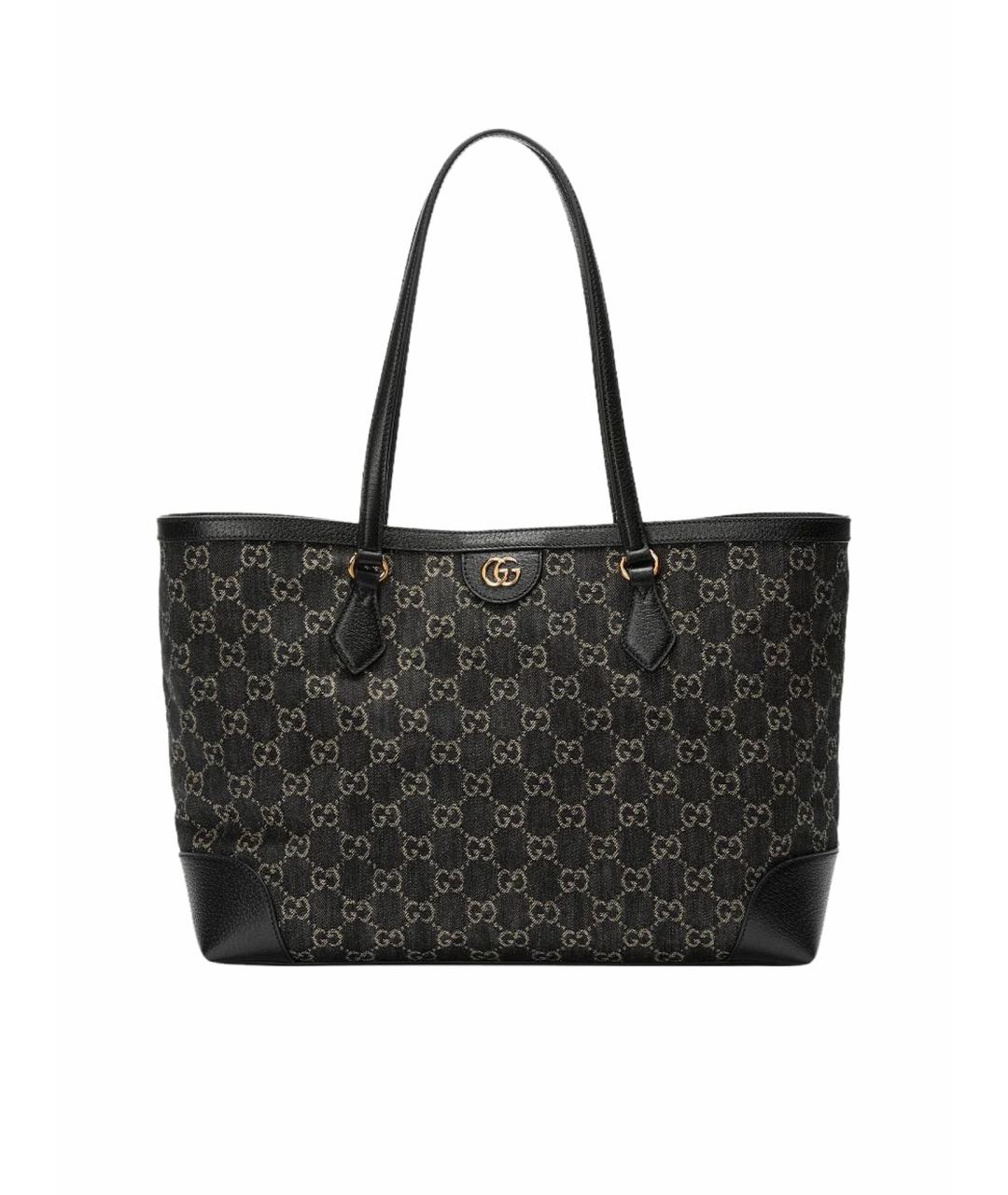 GUCCI Черная сумка тоут, фото 1