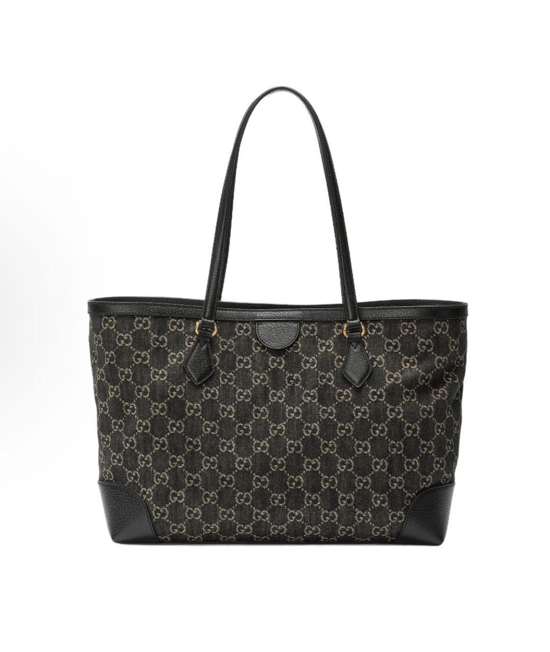 GUCCI Черная сумка тоут, фото 2