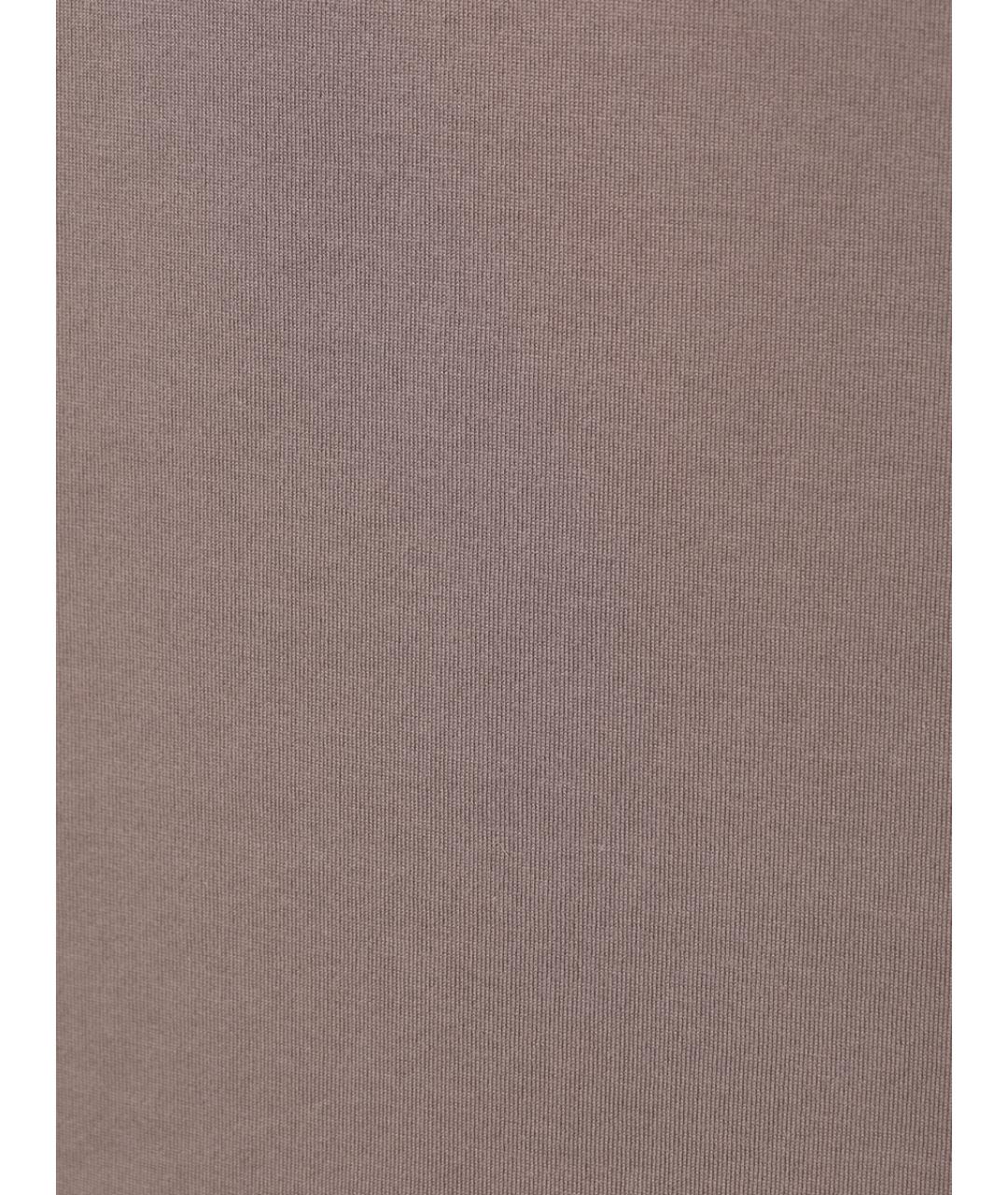 BRUNELLO CUCINELLI Коричневая хлопковая футболка, фото 4