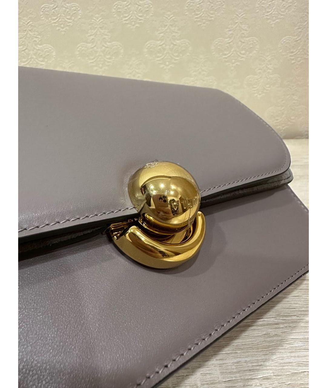 FURLA Бежевая кожаная сумка через плечо, фото 6
