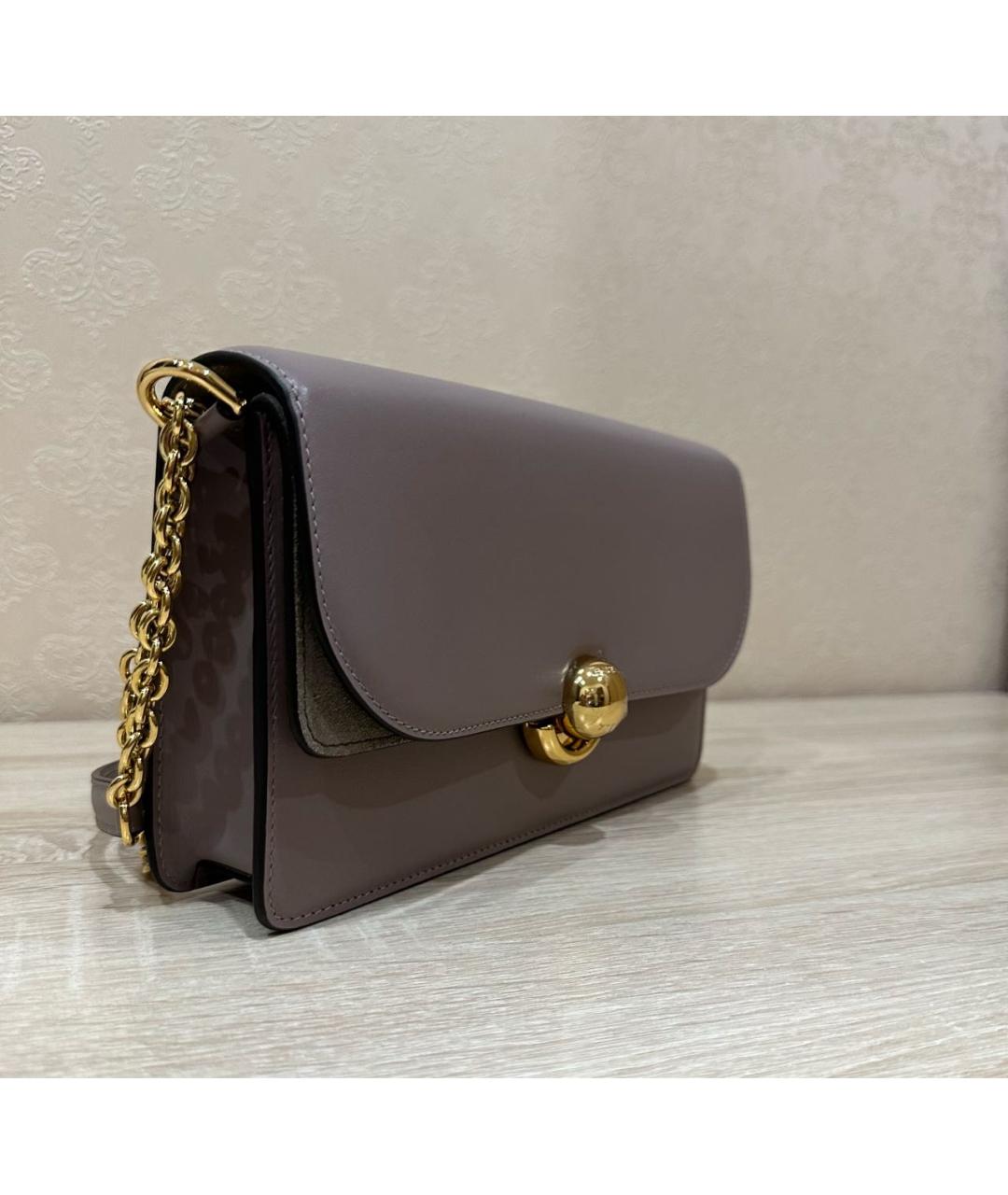 FURLA Бежевая кожаная сумка через плечо, фото 2