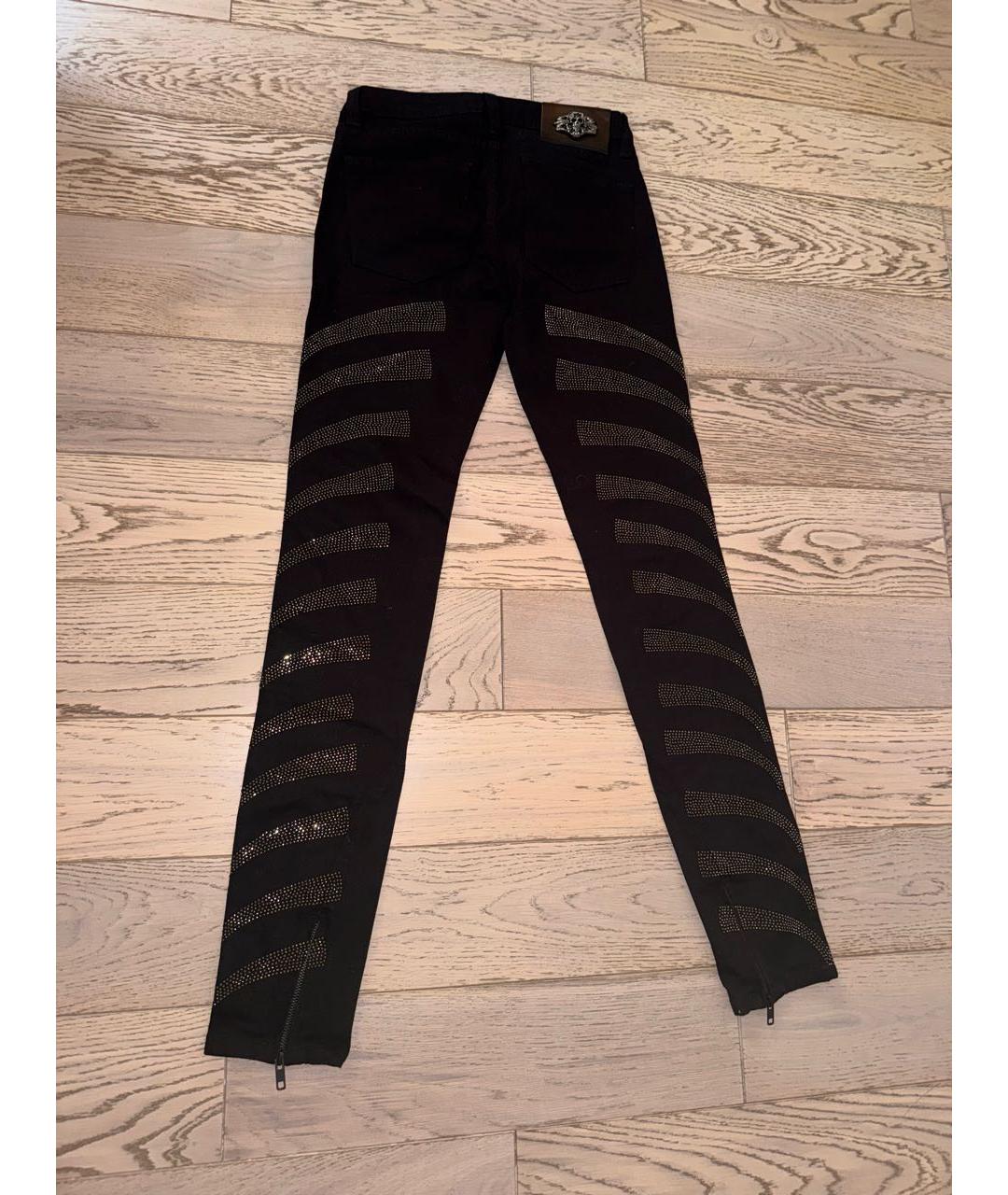 PHILIPP PLEIN Черные джинсы слим, фото 2