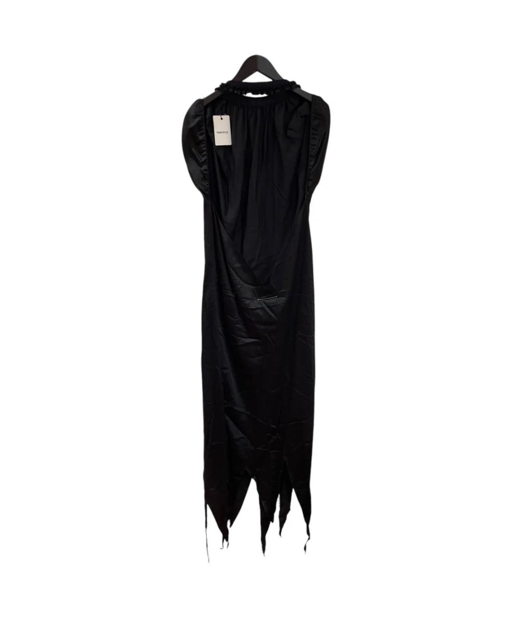 MM6 MAISON MARGIELA Черное вискозное вечернее платье, фото 2