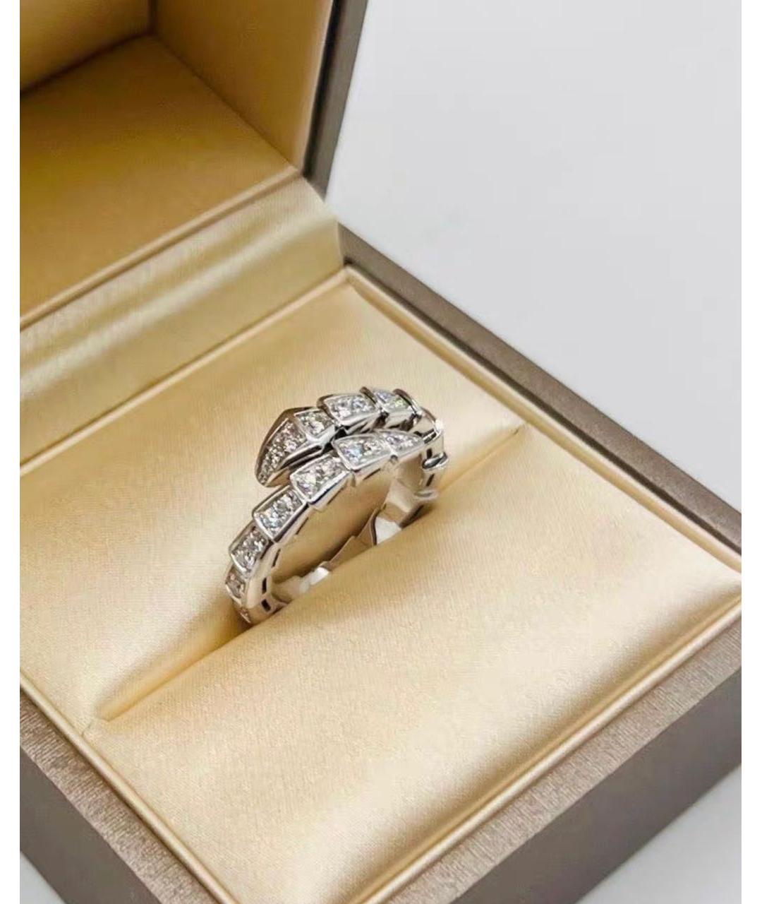 BVLGARI Кольцо из белого золота, фото 4