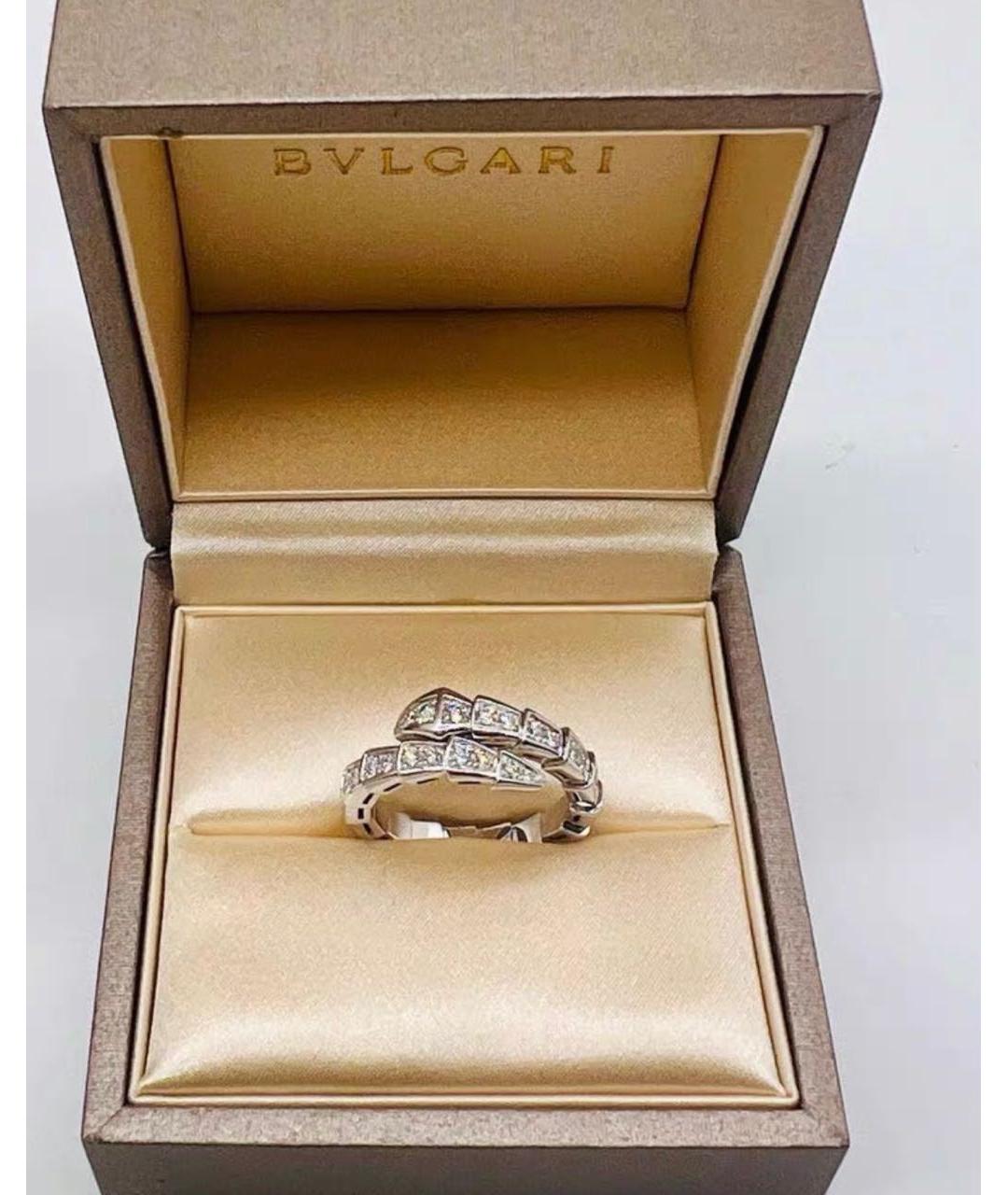 BVLGARI Кольцо из белого золота, фото 3
