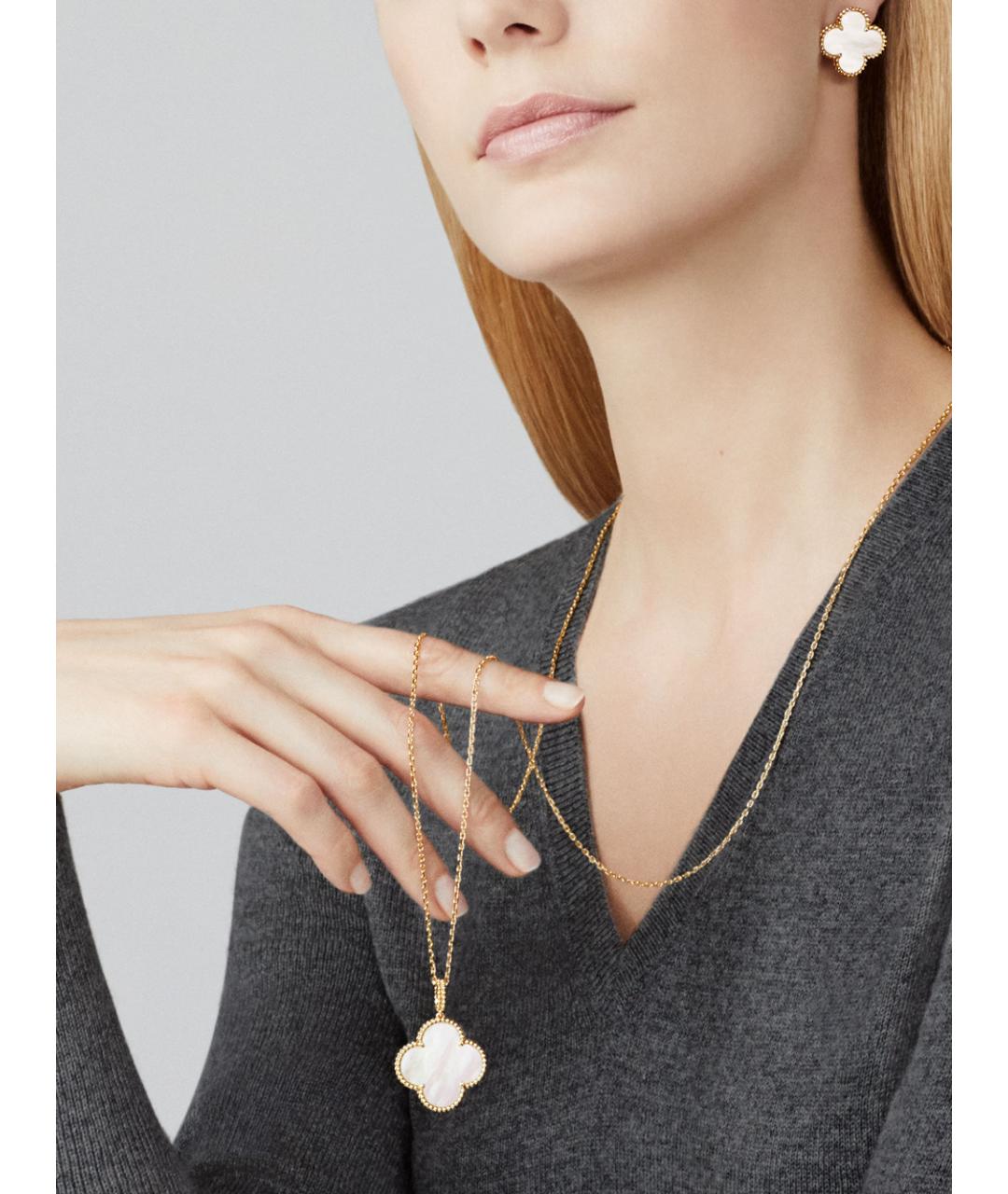 VAN CLEEF & ARPELS Серьги из желтого золота, фото 2