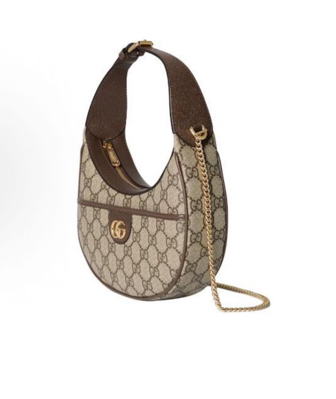 GUCCI Бежевая сумка с короткими ручками, фото 3