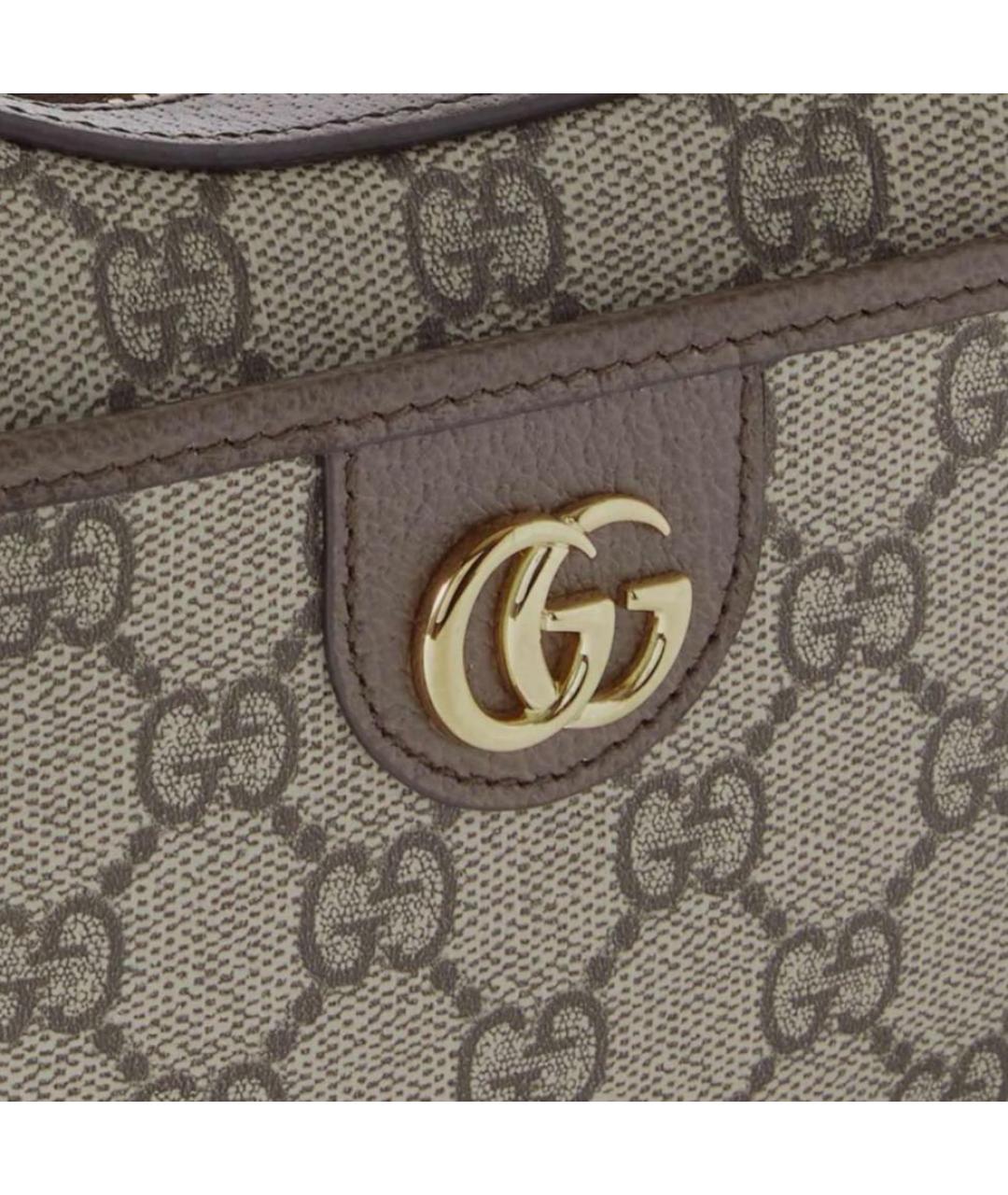 GUCCI Бежевая сумка с короткими ручками, фото 8