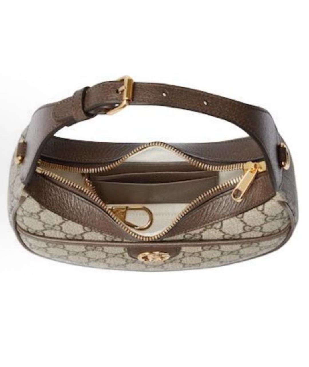GUCCI Бежевая сумка с короткими ручками, фото 6