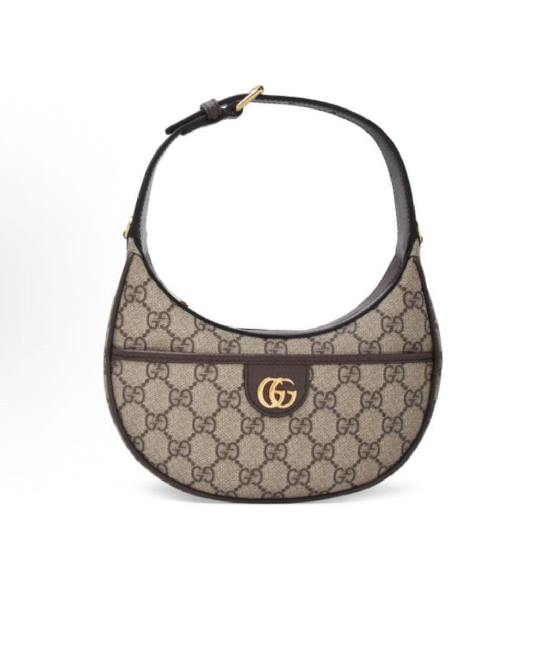 GUCCI Бежевая сумка с короткими ручками, фото 9