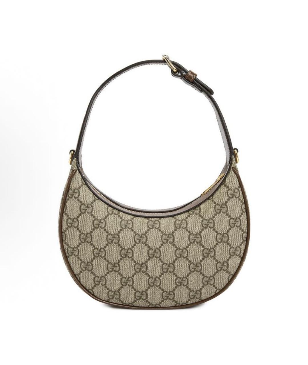 GUCCI Бежевая сумка с короткими ручками, фото 5